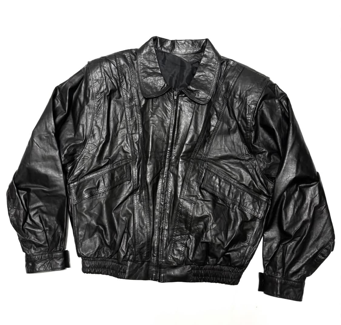 레더 봄버 자켓 상품이미지1