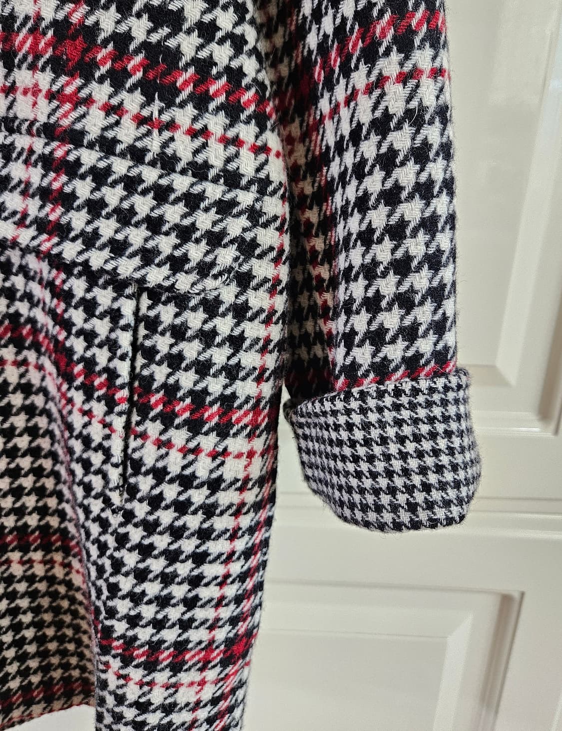 [130] 헤지스 키즈 하운드체크 코트  상품이미지5