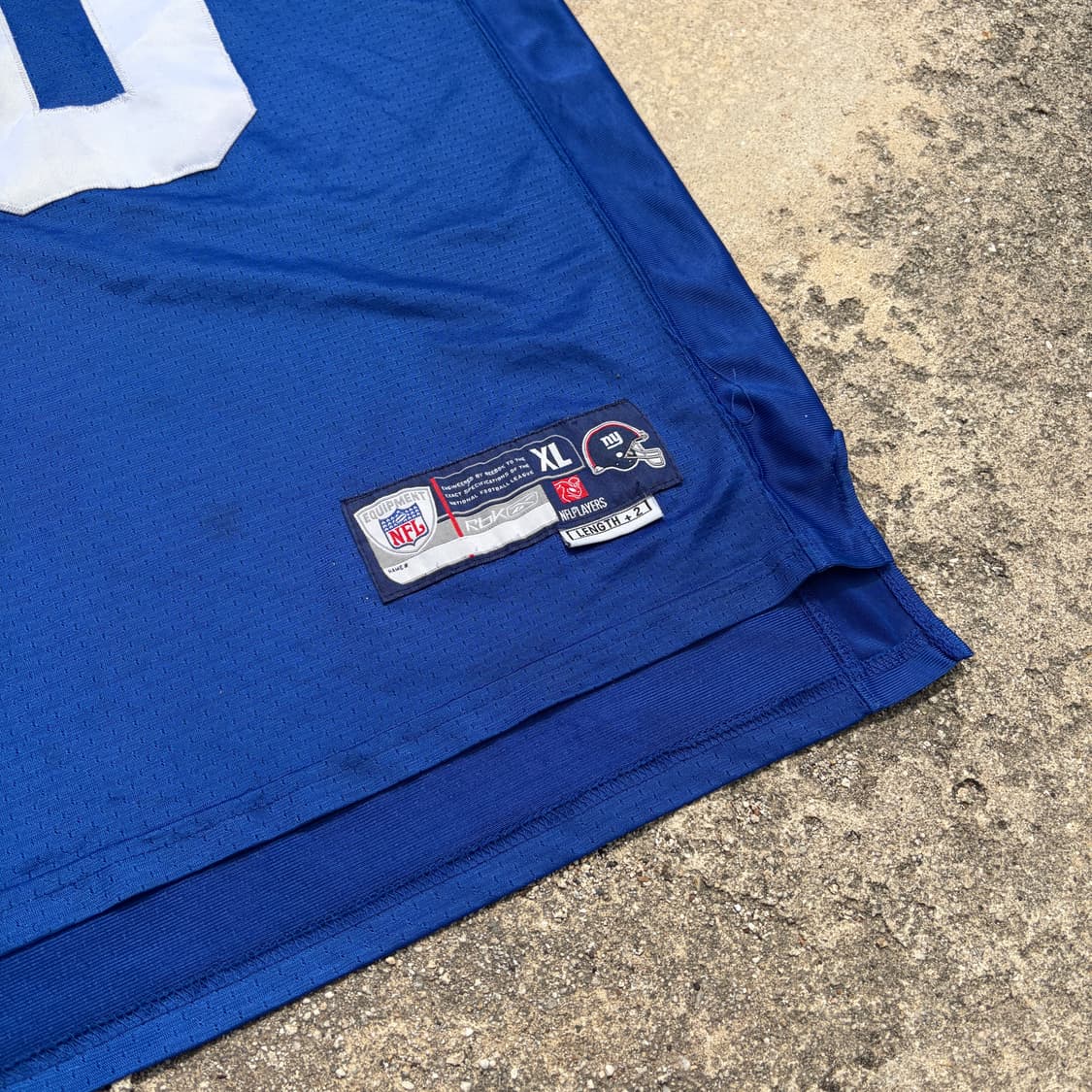 리복 NFL 뉴욕 자이언츠 제이슨 피에르폴 유니폼 져지 XL 상품이미지4