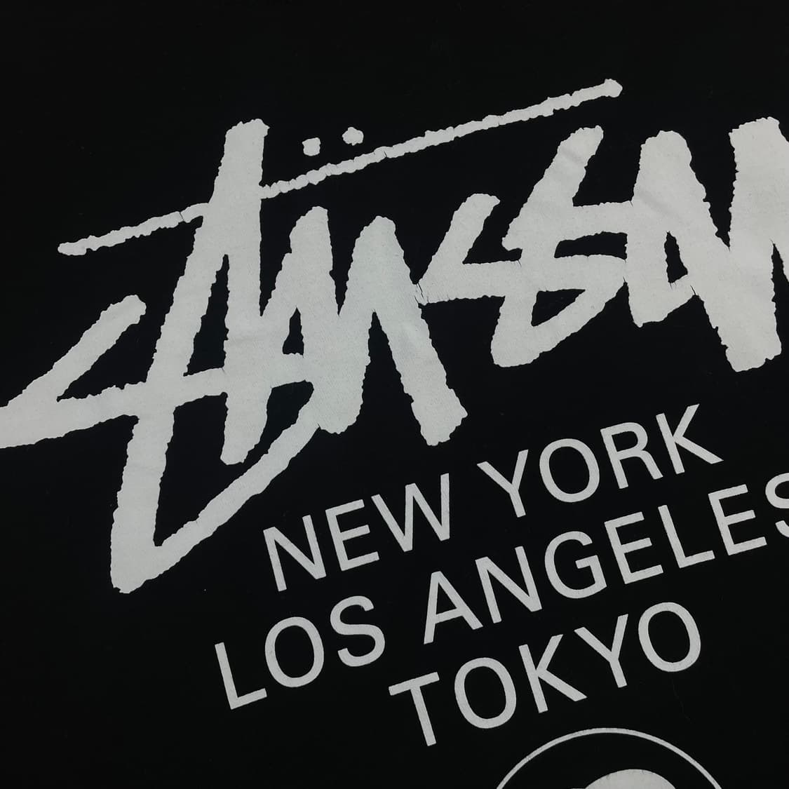 스투시 Stussy 월드투어 반팔티 블랙 상품이미지5