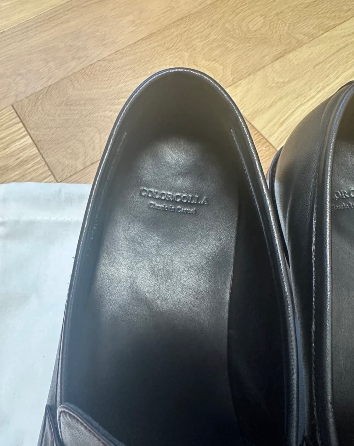 새상품) 컬러콜라 10008 BK 말가죽 로퍼 285mm 상품이미지3