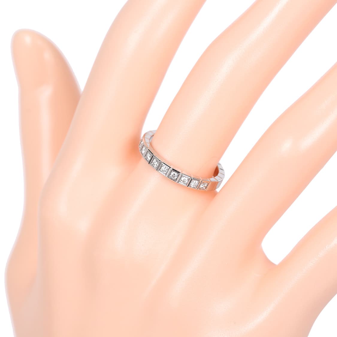 쇼파드 아이스큐브 퓨어 하프셋 다이아 반지 더블링 46호 827702 상품이미지5