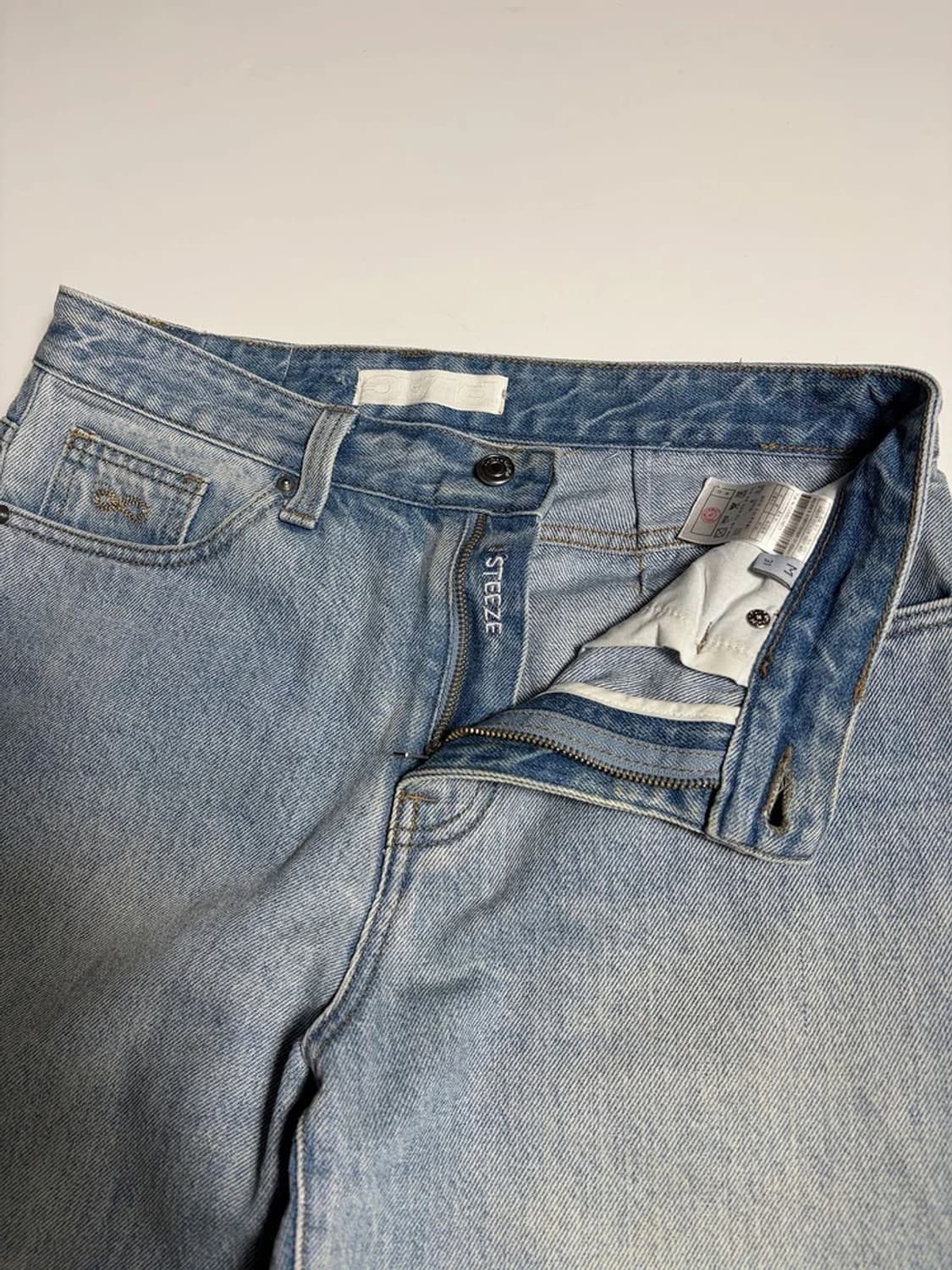 플랙 23SS 라이트 워시드 스트레이트 데님 팬츠 R1497 상품이미지3