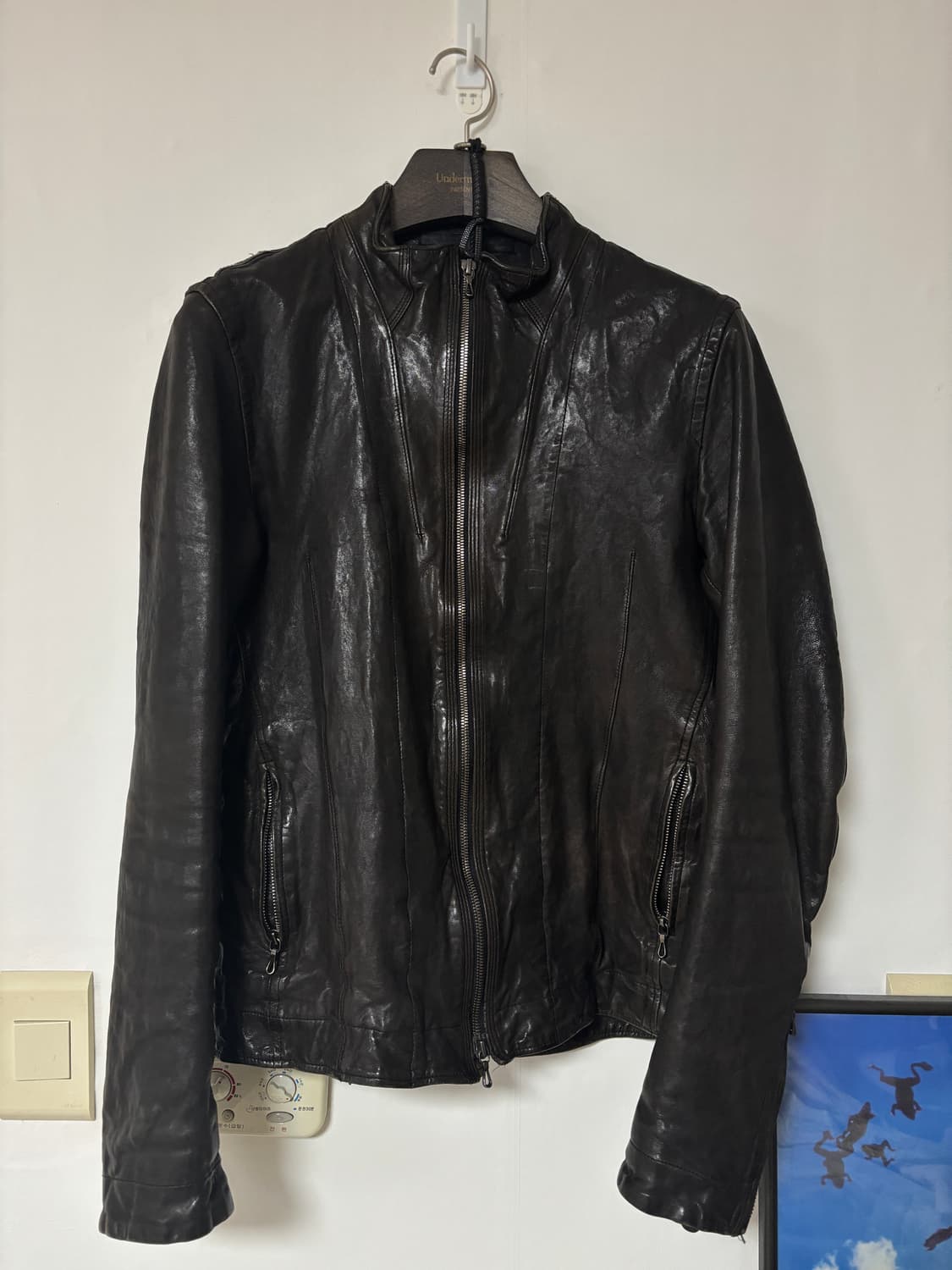 [2] 율리우스 09AW 아카이브 베지터블 태닝 레더자켓 상품이미지2