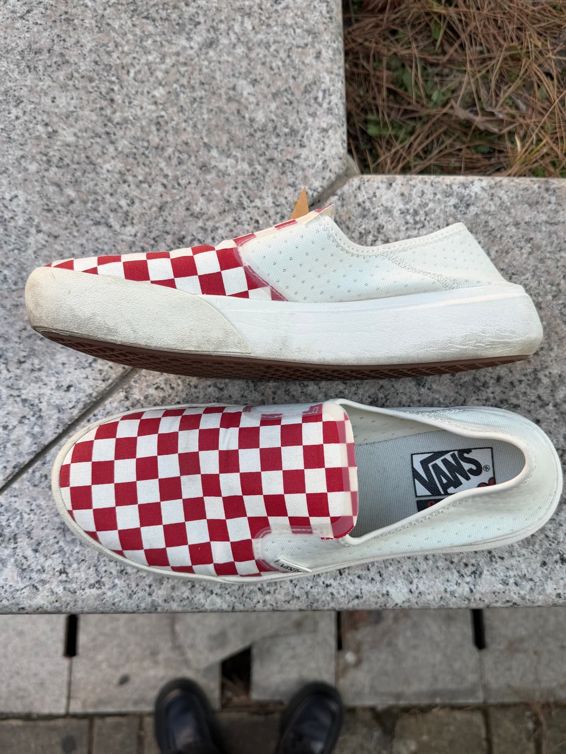 Vans 반스 컴피쿠시 원 체커보드 레드 상품이미지4