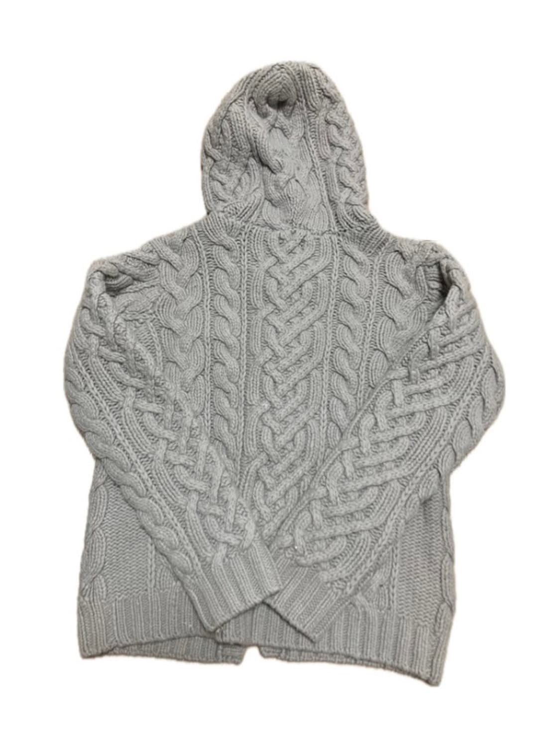 케이블 후드집업 니트 상품이미지2