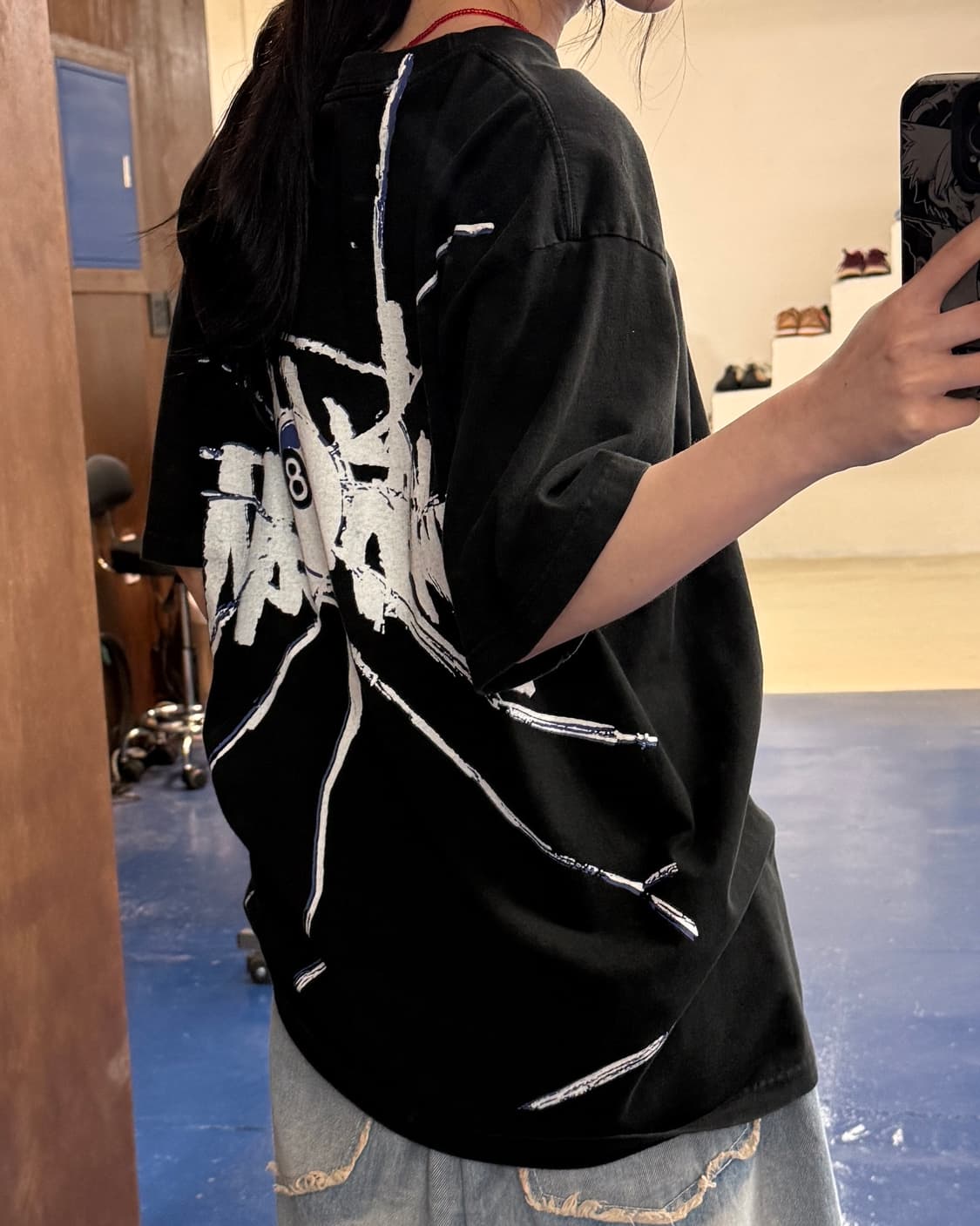 Stussy 스투시 크랙 에잇볼 반팔티 상품이미지2