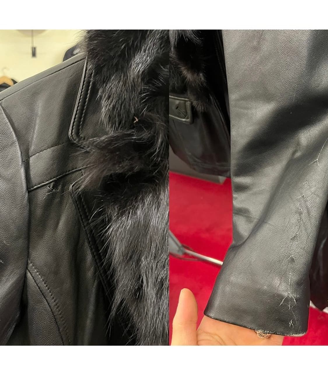 REAL LEATHER BLAZER 상품이미지5