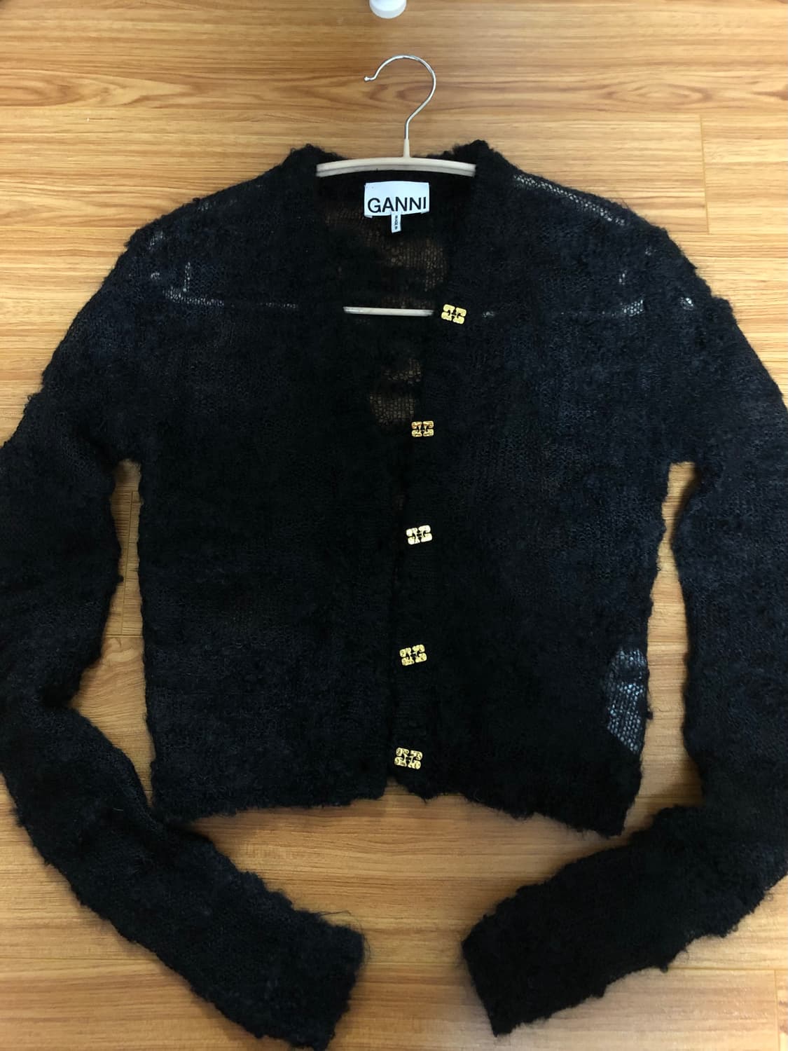 Ganni 가니 부클 가디건 상품이미지3