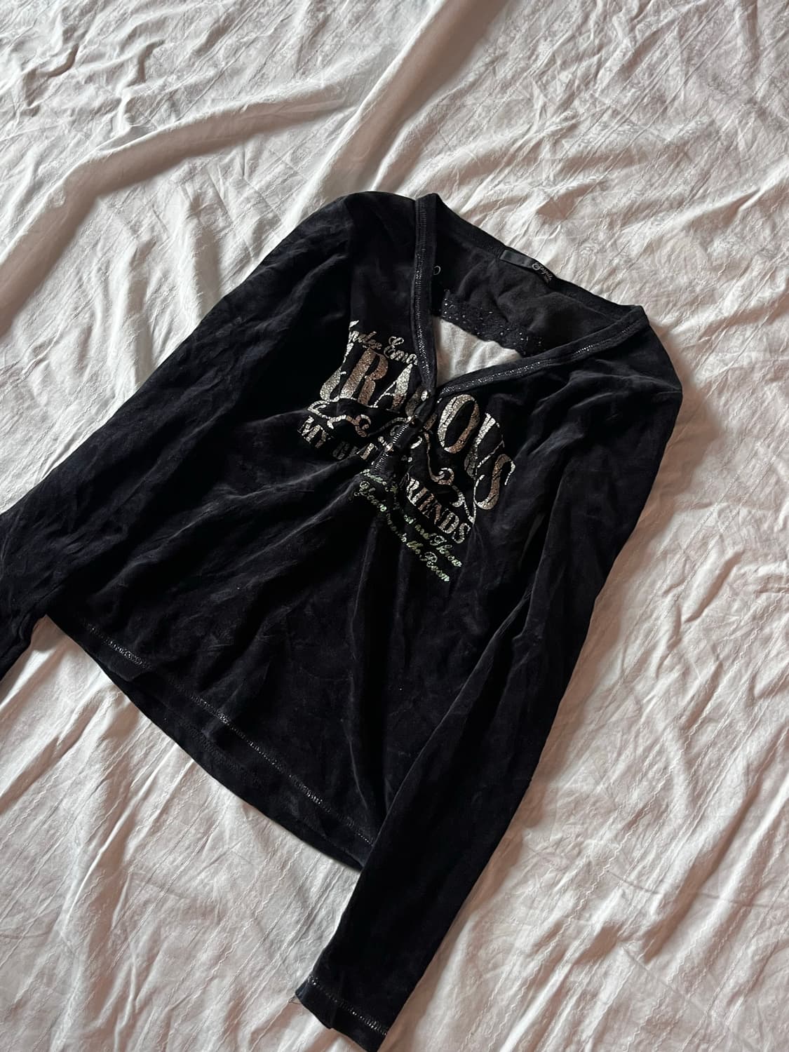 Vintage Punk Mood Print Velvet  상품이미지2