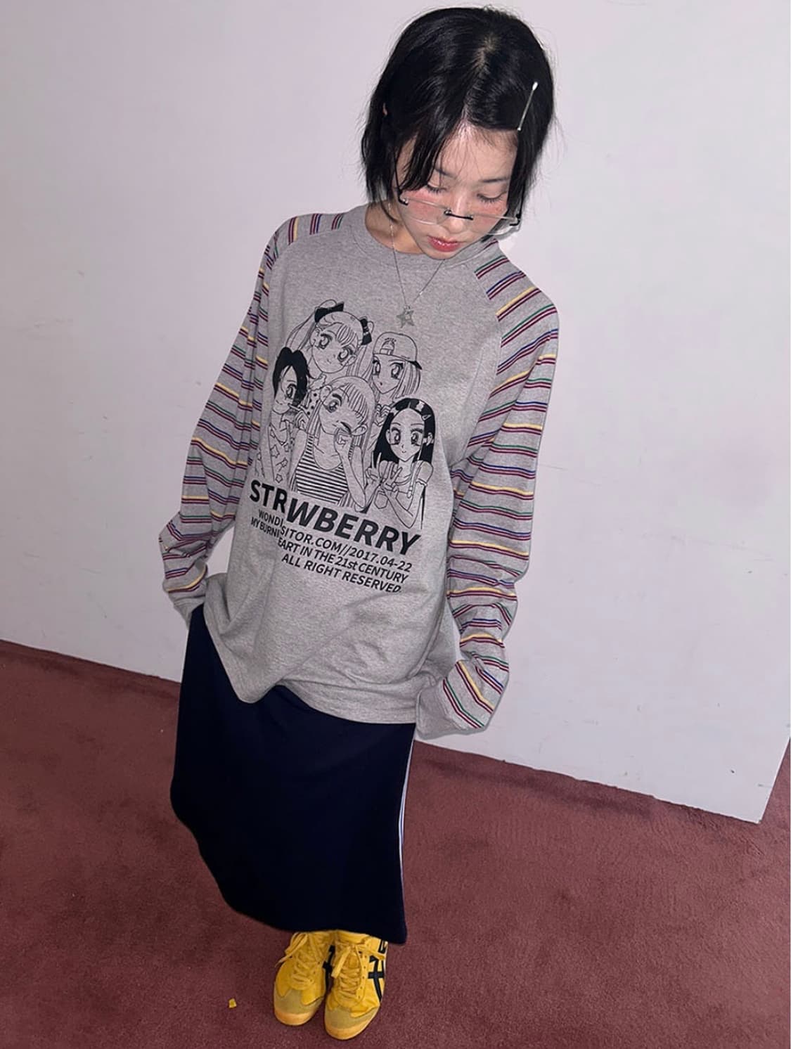 원더비지터 Girls-Pen RAGLAN 상품이미지1