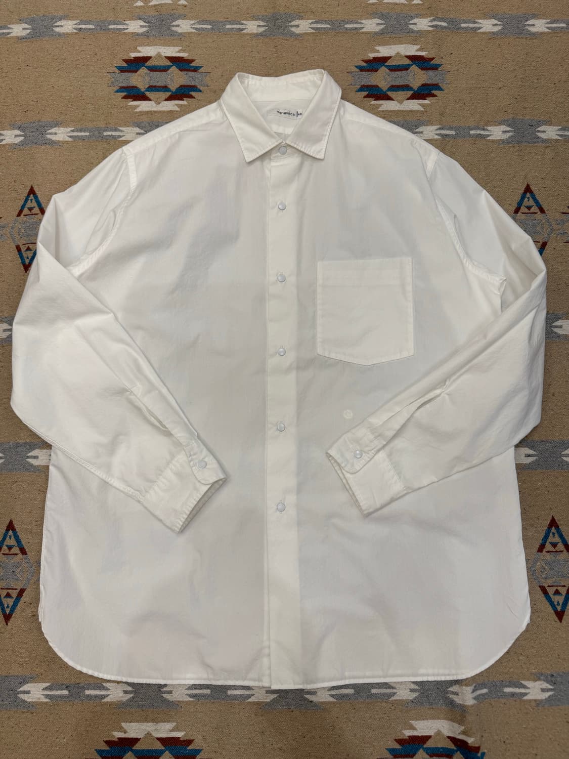 [S][100] 나나미카 윈드 셔츠 화이트  상품이미지5