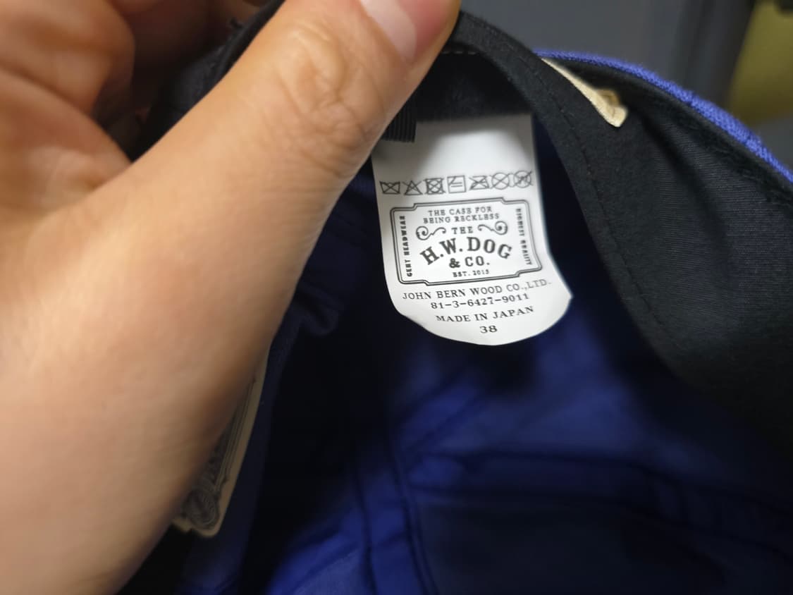 HW dog 헤링본 캡 상품이미지7