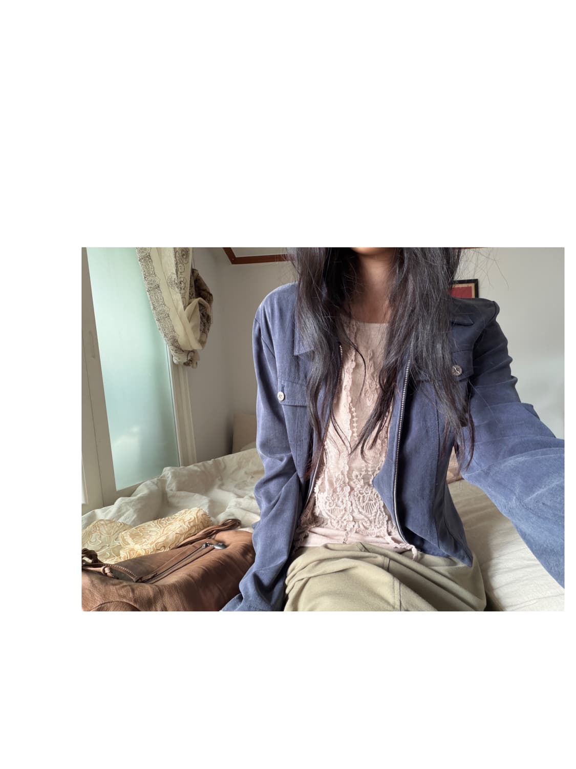 tencel zip-up jacket 상품이미지2