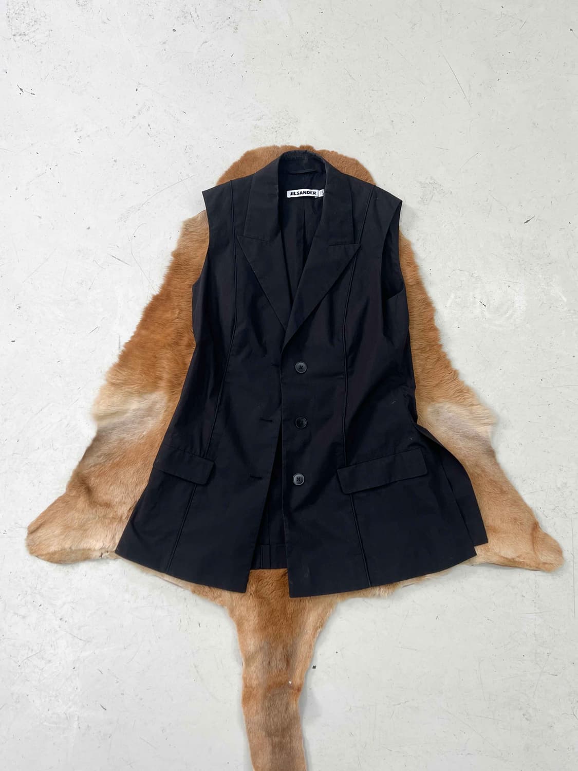 질샌더 슬리브리스 베스트 톱  상품이미지1