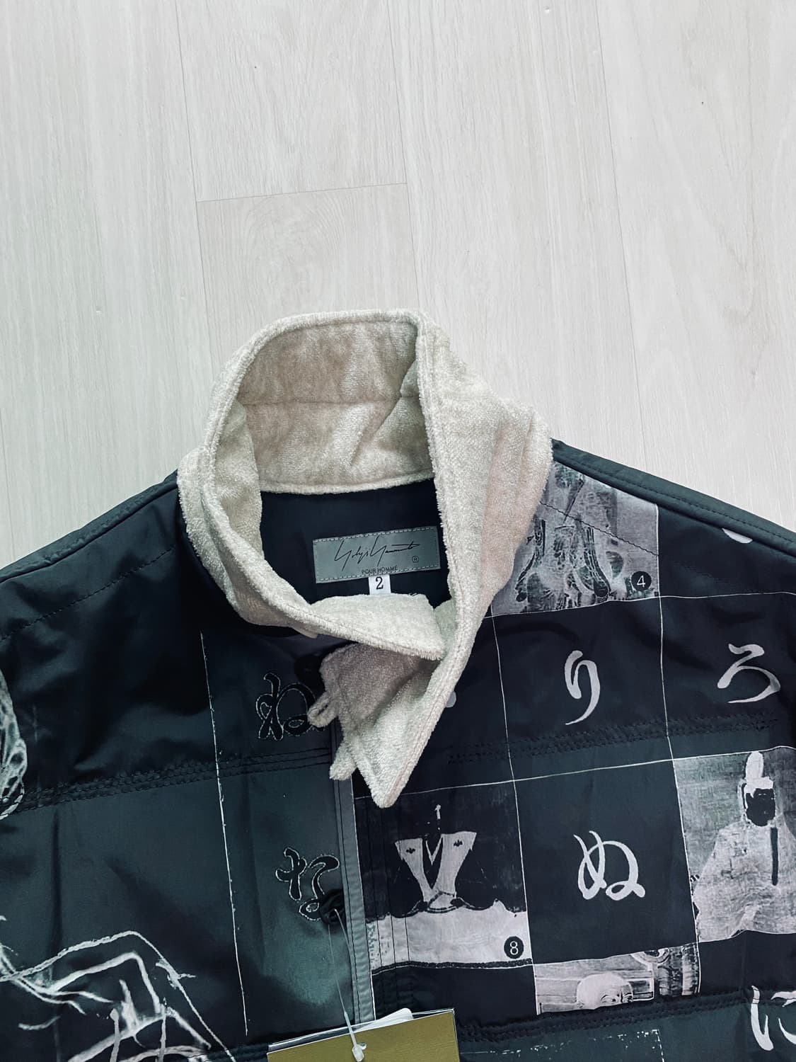 요지야마모토 뿌르옴므 25fw 패디드 셔츠 상품이미지2