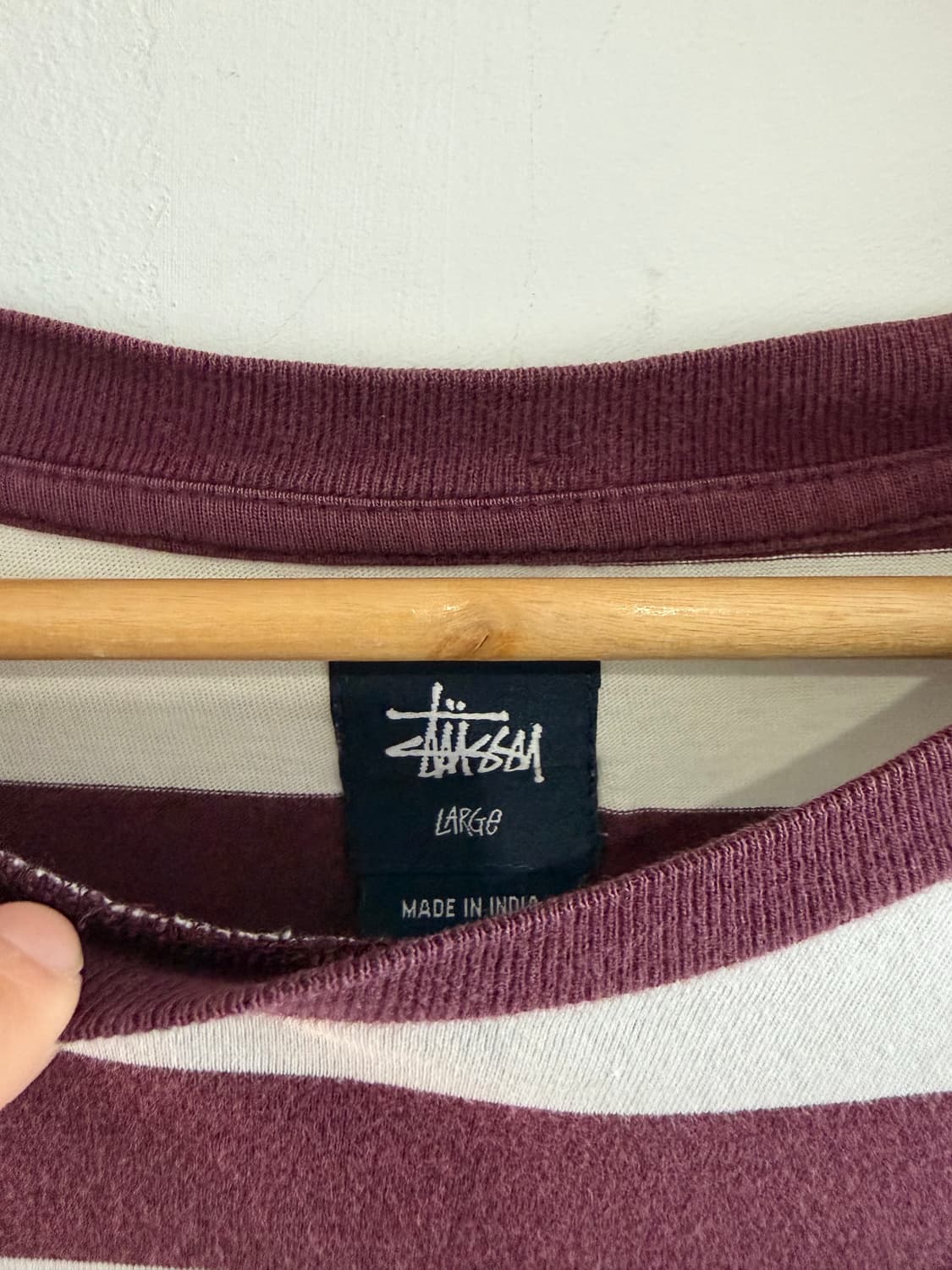 스투시 단가라 pk 숏슬리브 L 상품이미지3