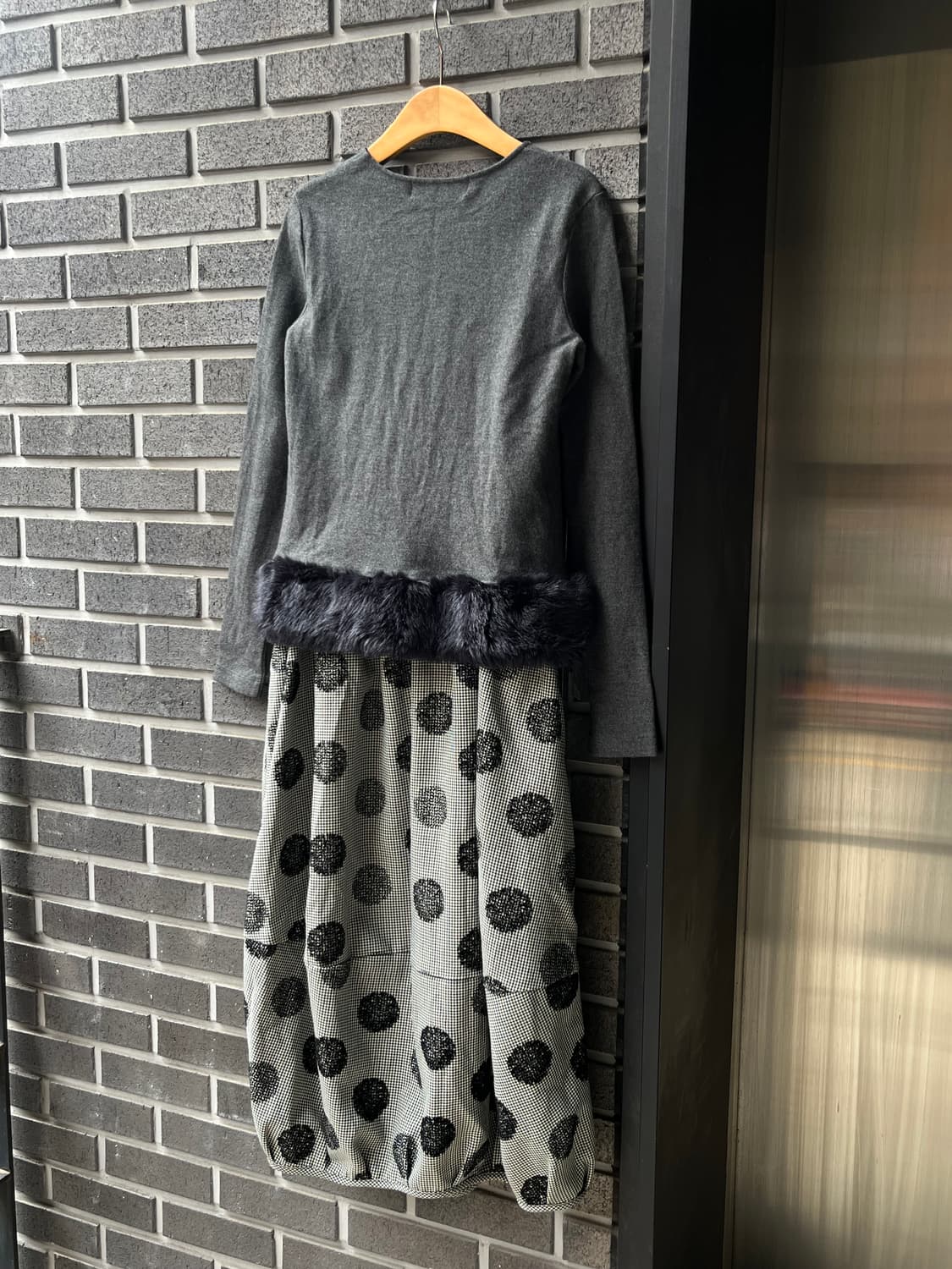 LE CIEL BLEU 퍼 트리밍 탑 상품이미지9