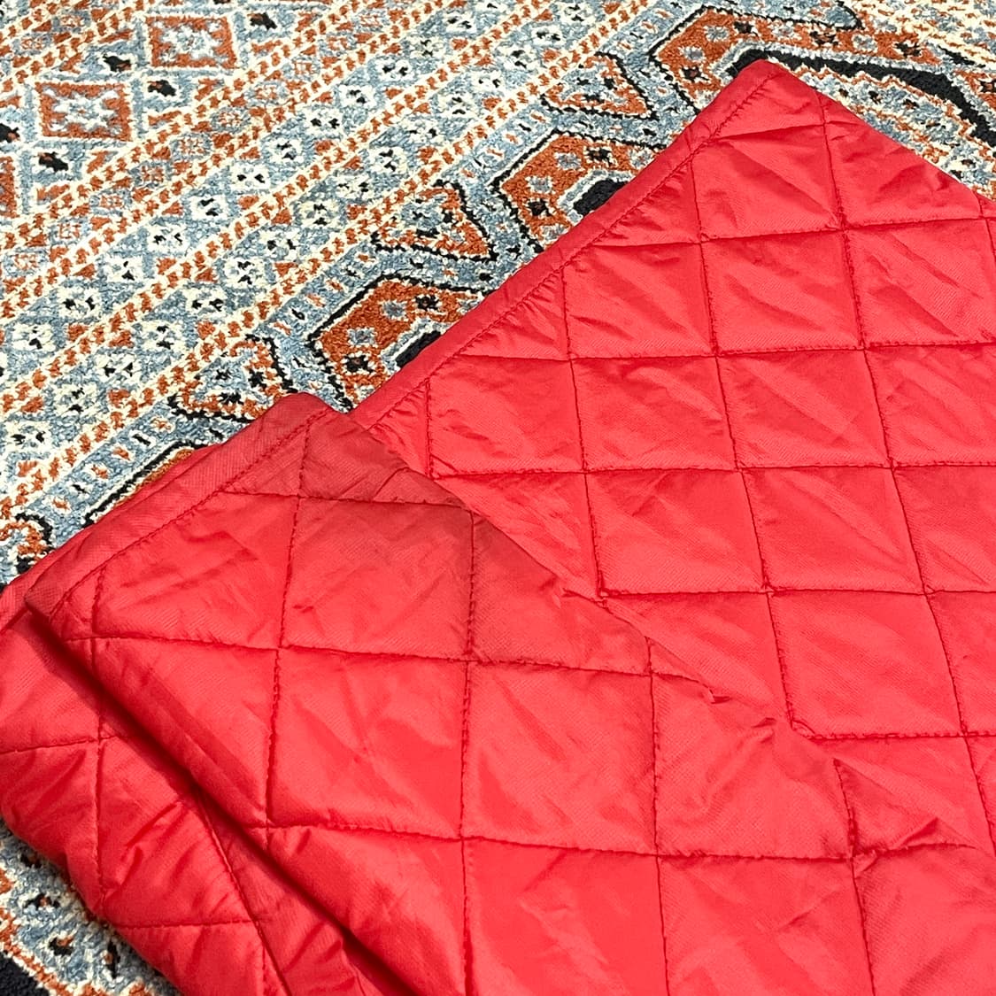 리바이스 레드 퀼팅자켓 여성L 상품이미지5