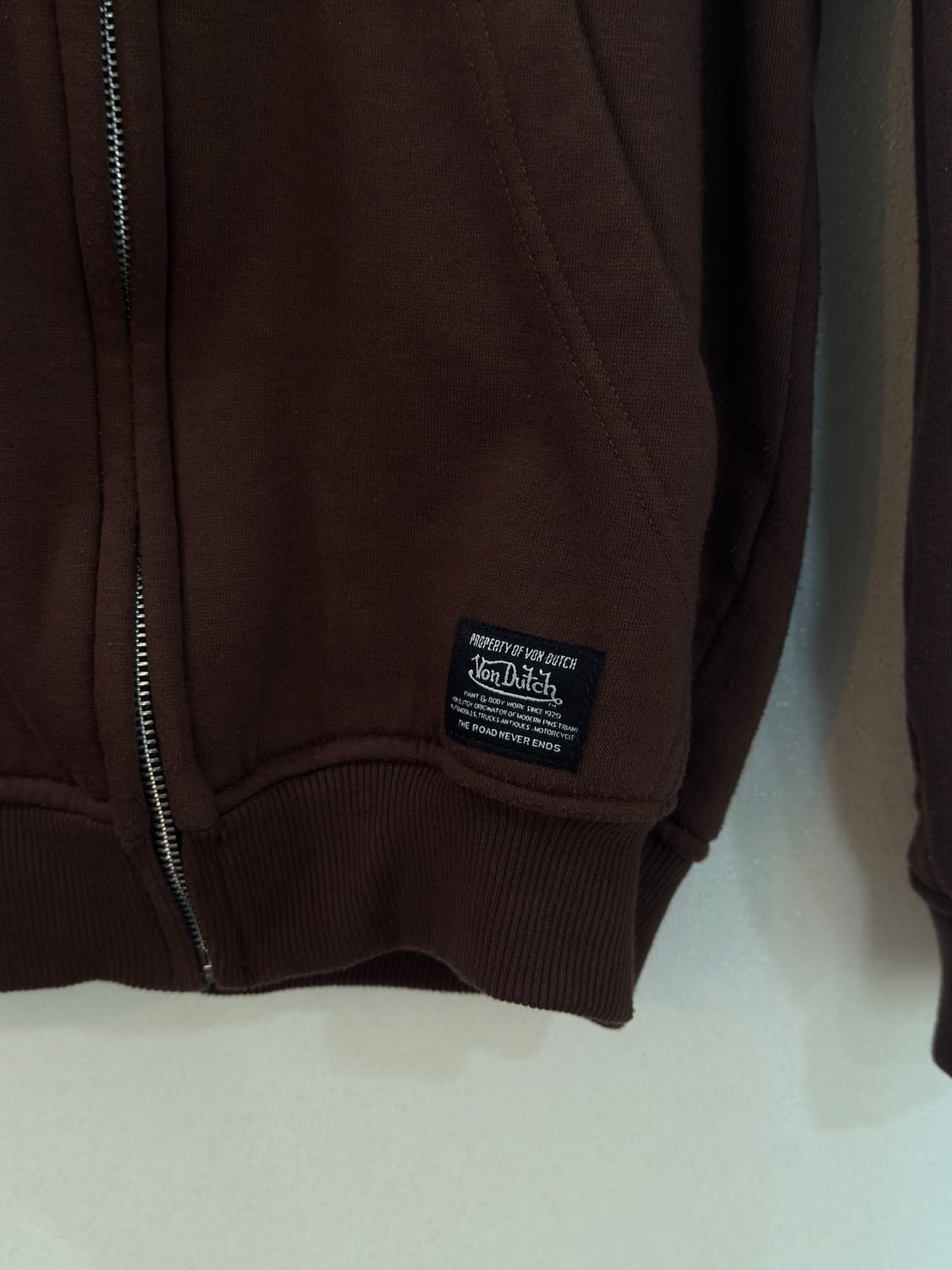 [s] 본더치 로고 브라운 후드집업 상품이미지4