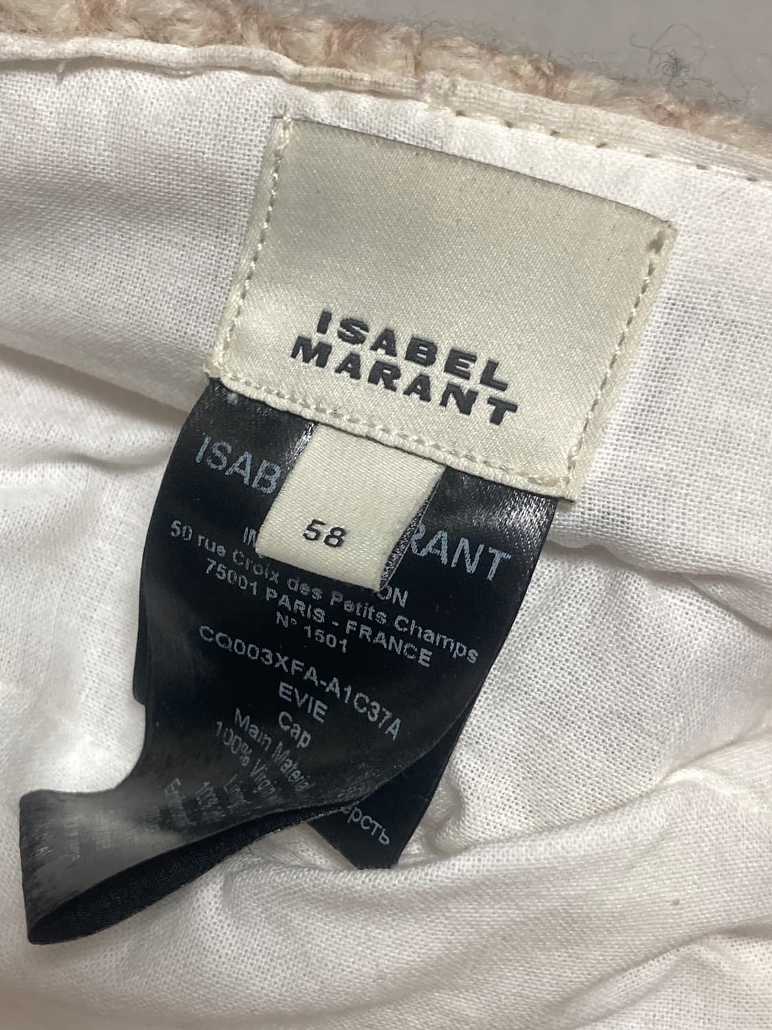 이자벨마랑 EVIE 로고 울 베이커 보이햇 58 상품이미지6