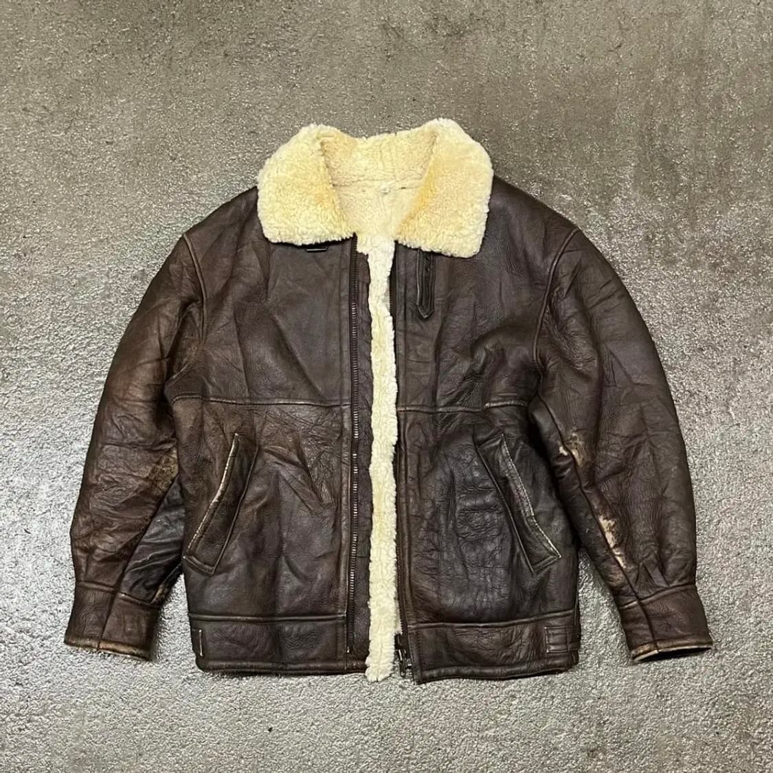 빈티지 B-3 양가죽 무스탕 (105) 상품이미지4