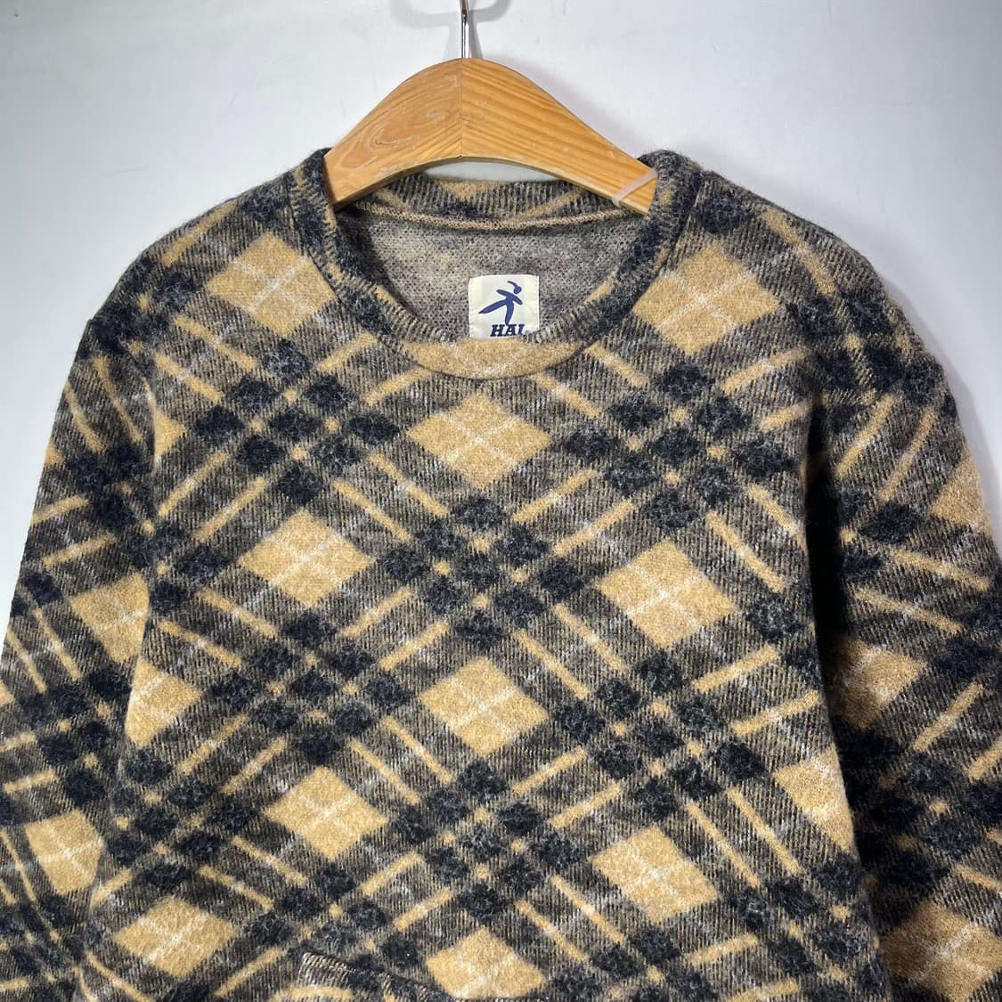 [ISSEY MIYAKE HAI ]90s 이세이 미야케 스포츠 체크니트 상품이미지2