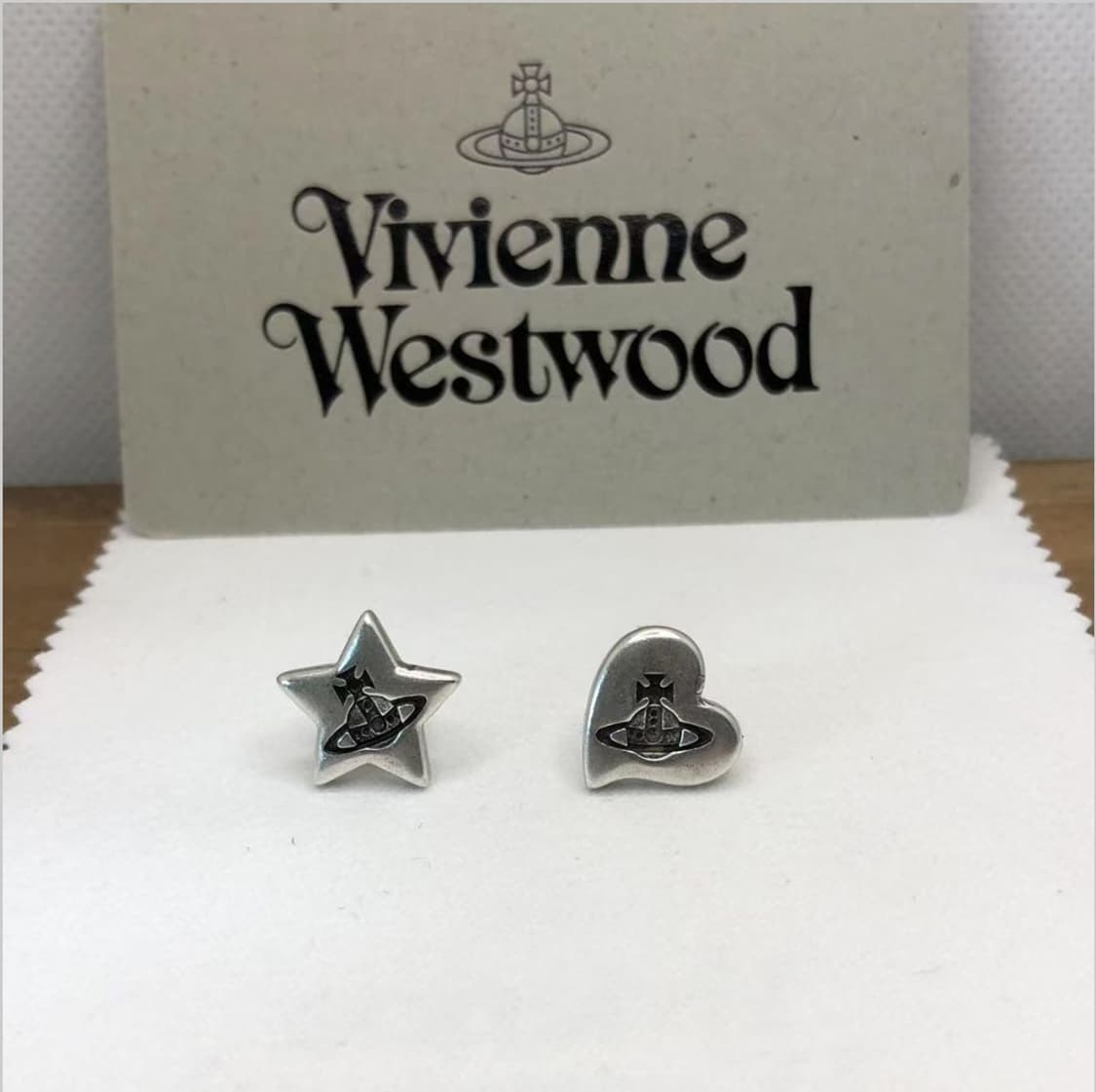 비비안웨스트우드 아카이브 하트스타 귀걸이 상품이미지1