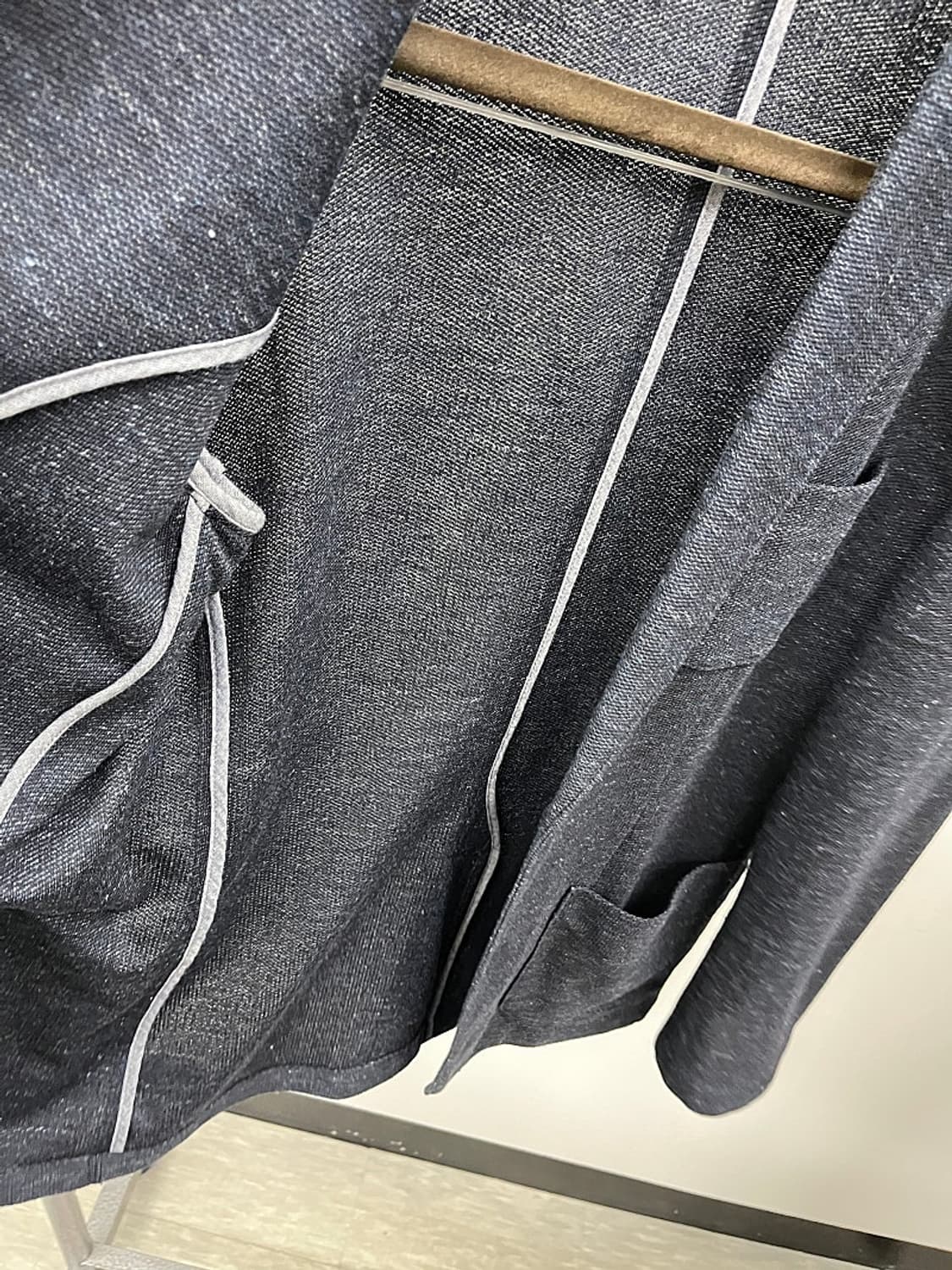 100) 시리즈 네이비 린넨스판자켓  상품이미지7