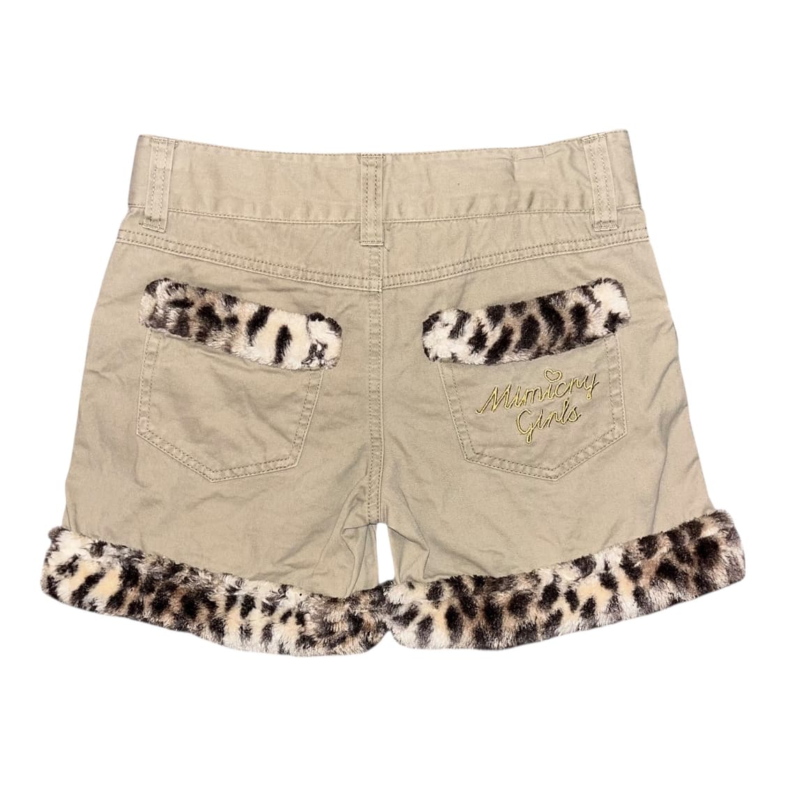 호피털 포인트 카고 숏팬츠 갸루y2k펑크 상품이미지1