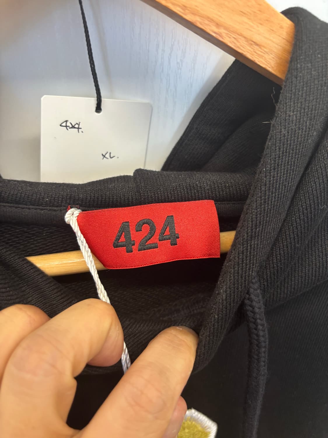 424 yellow logo hoodie 상품이미지5