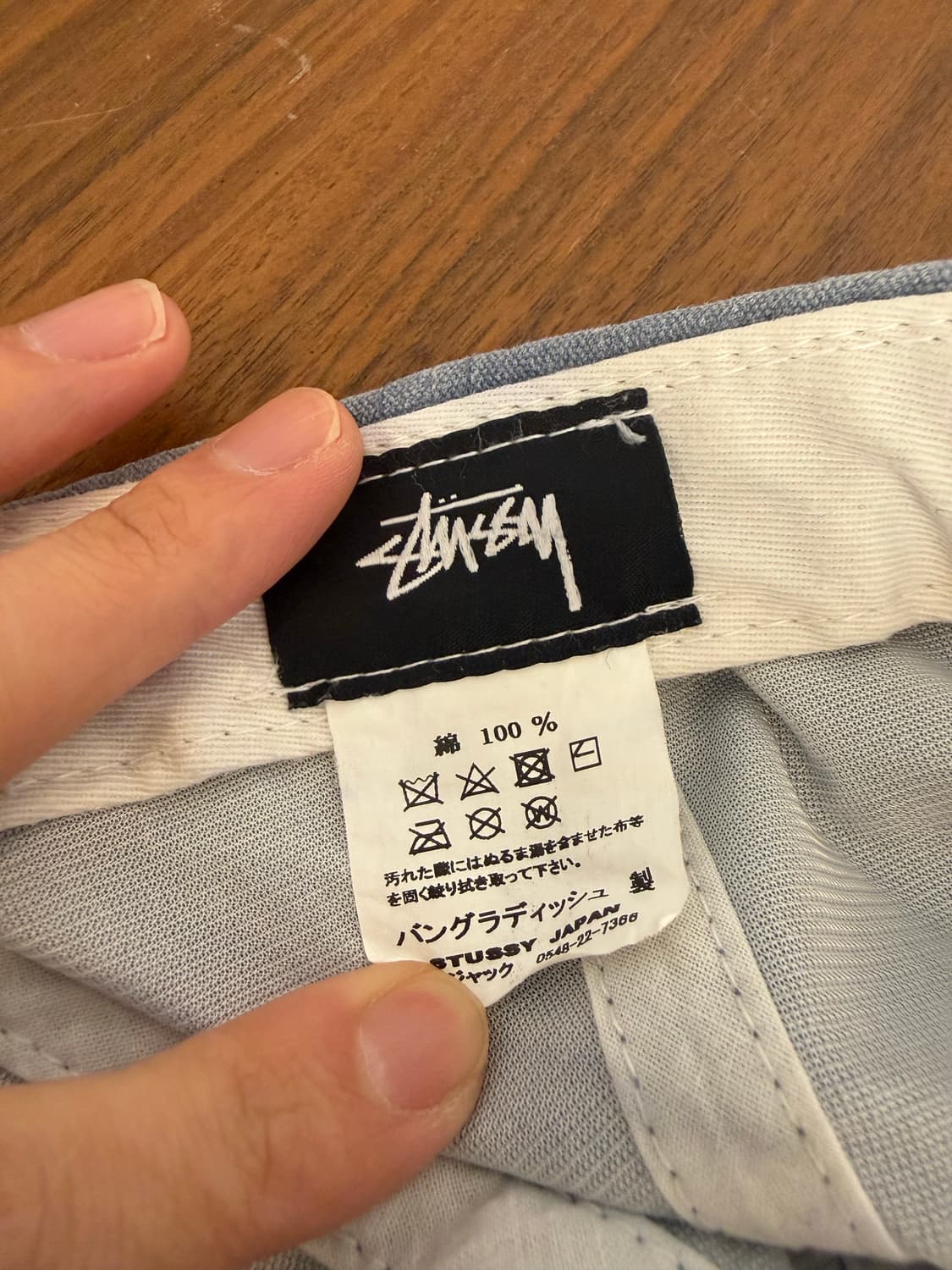 스투시 연청데님 캡 상품이미지5