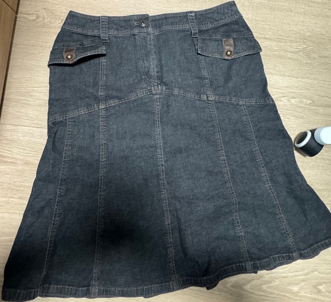 Leilian 흑청 치마 상품이미지3