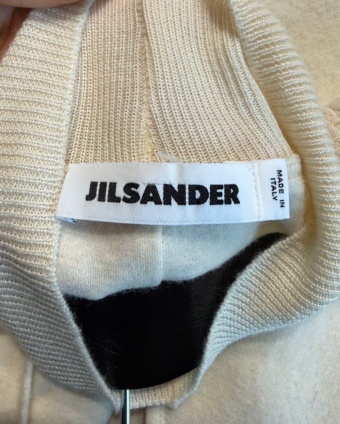 질샌더 아이보리 라나울 니트  상품이미지8