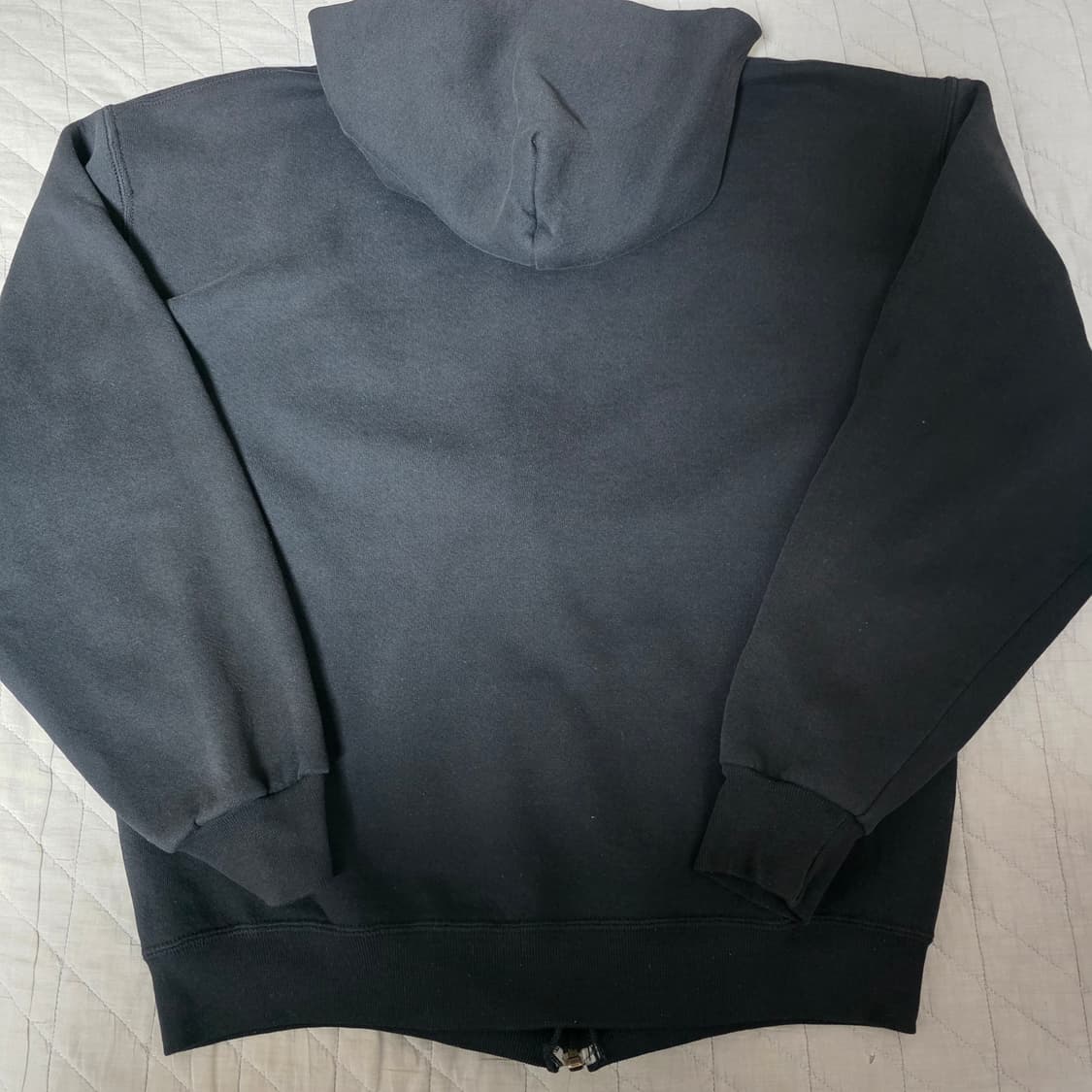 [L] 90s 빈티지 러셀 애슬레틱 후드집업 블랙 ver. 나이스 컨디션 상품이미지3