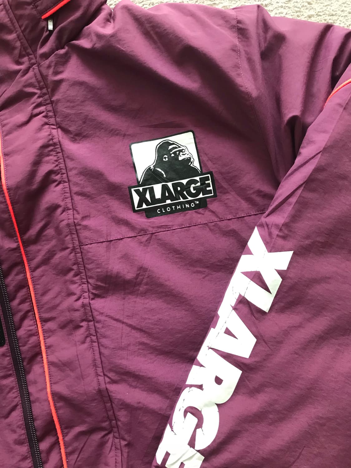 XLARGE 퍼플및오렌지 덕다운 패딩 상품이미지2