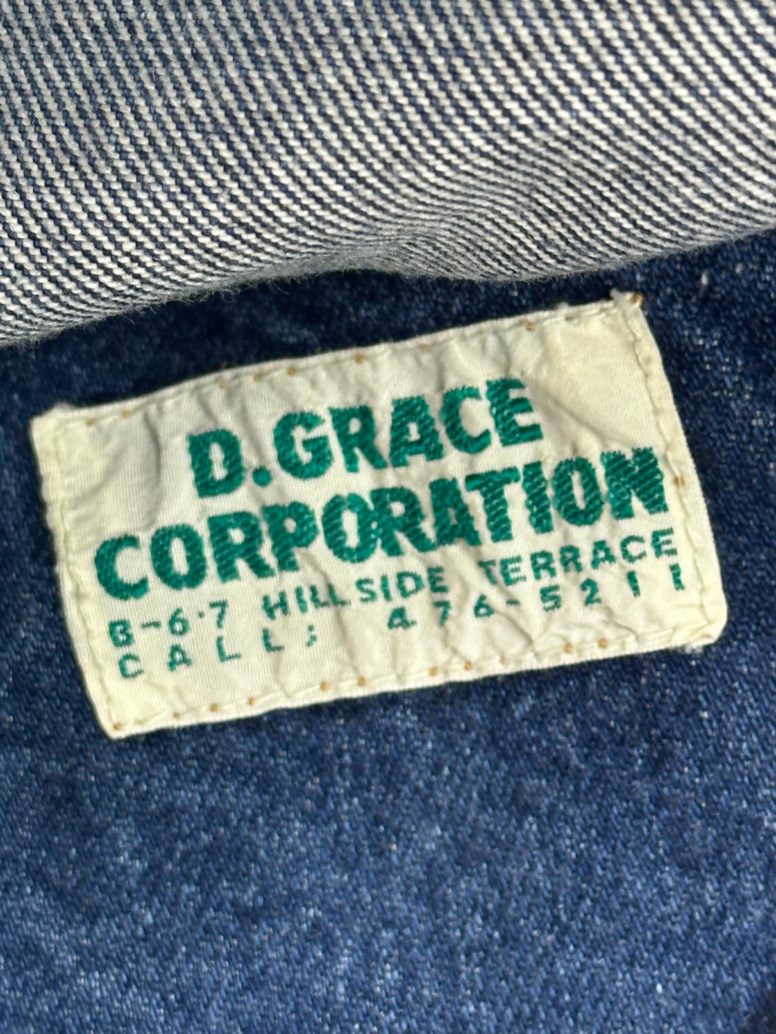 y2k 복고 레트로 일본 빈티지 중청 데님 포인트 청자켓 데님자켓 히피 상품이미지8