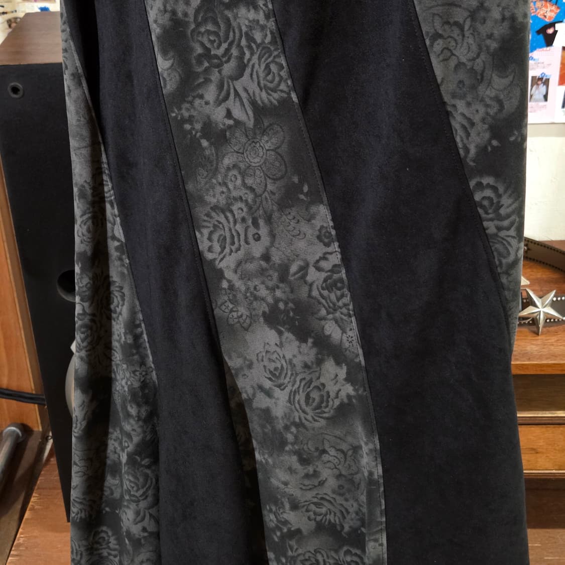 JPN 오리엔탈 플라워 패턴 머메이드 스커트 상품이미지3