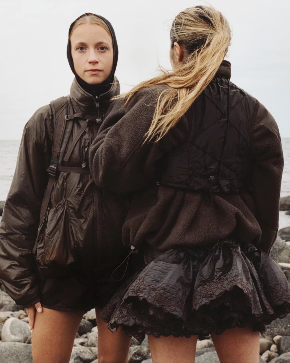 [M,L]세실리에 반센 x 노스페이스 25fw 리버시블 플리스 자켓 상품이미지10