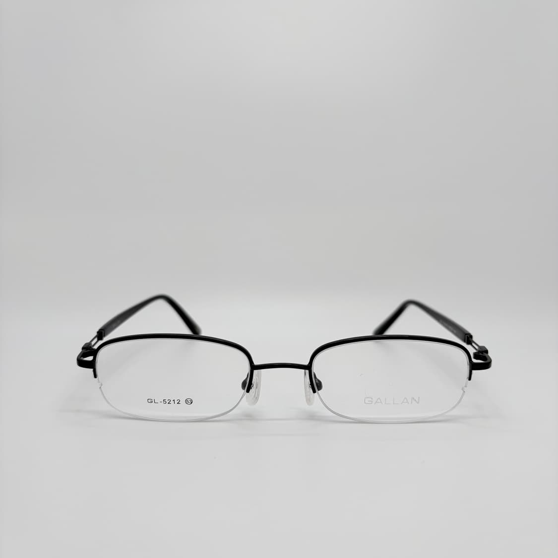 GALLAN 겔랑 블랙 사각 반무테 상품이미지3