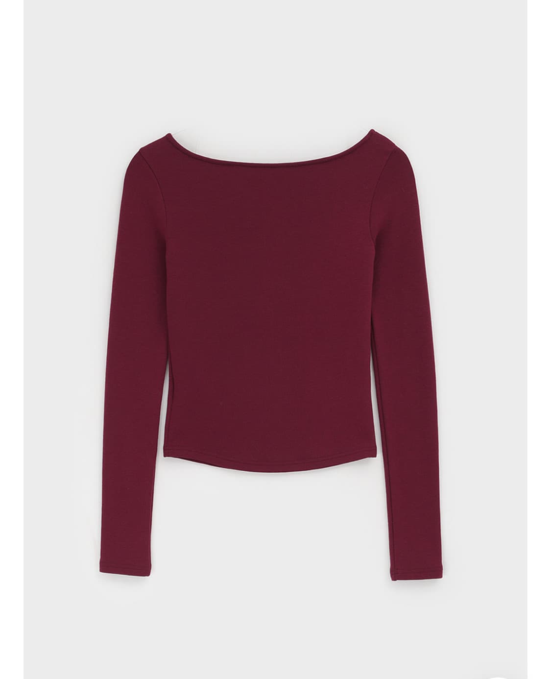 블랙업 르메디 보트넥 긴팔티 (와인) 상품이미지2