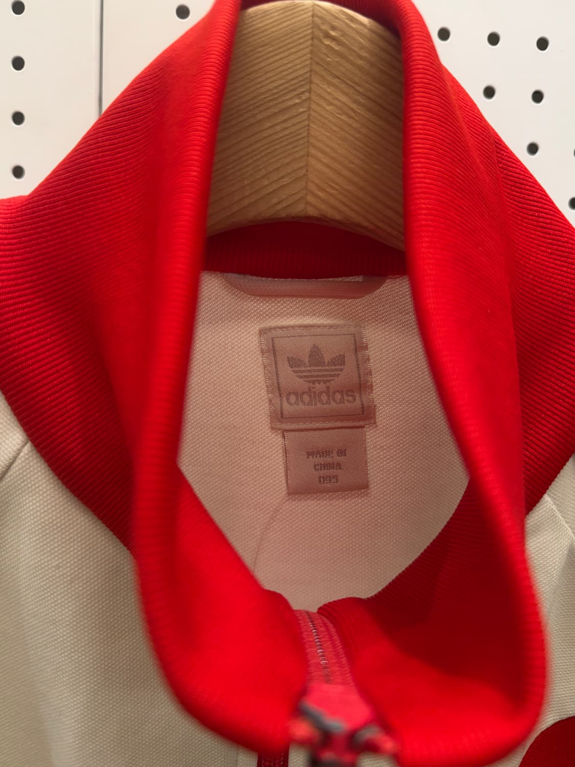 00s 아디다스 올드스쿨 흰빨 트랙탑 져지   상품이미지4