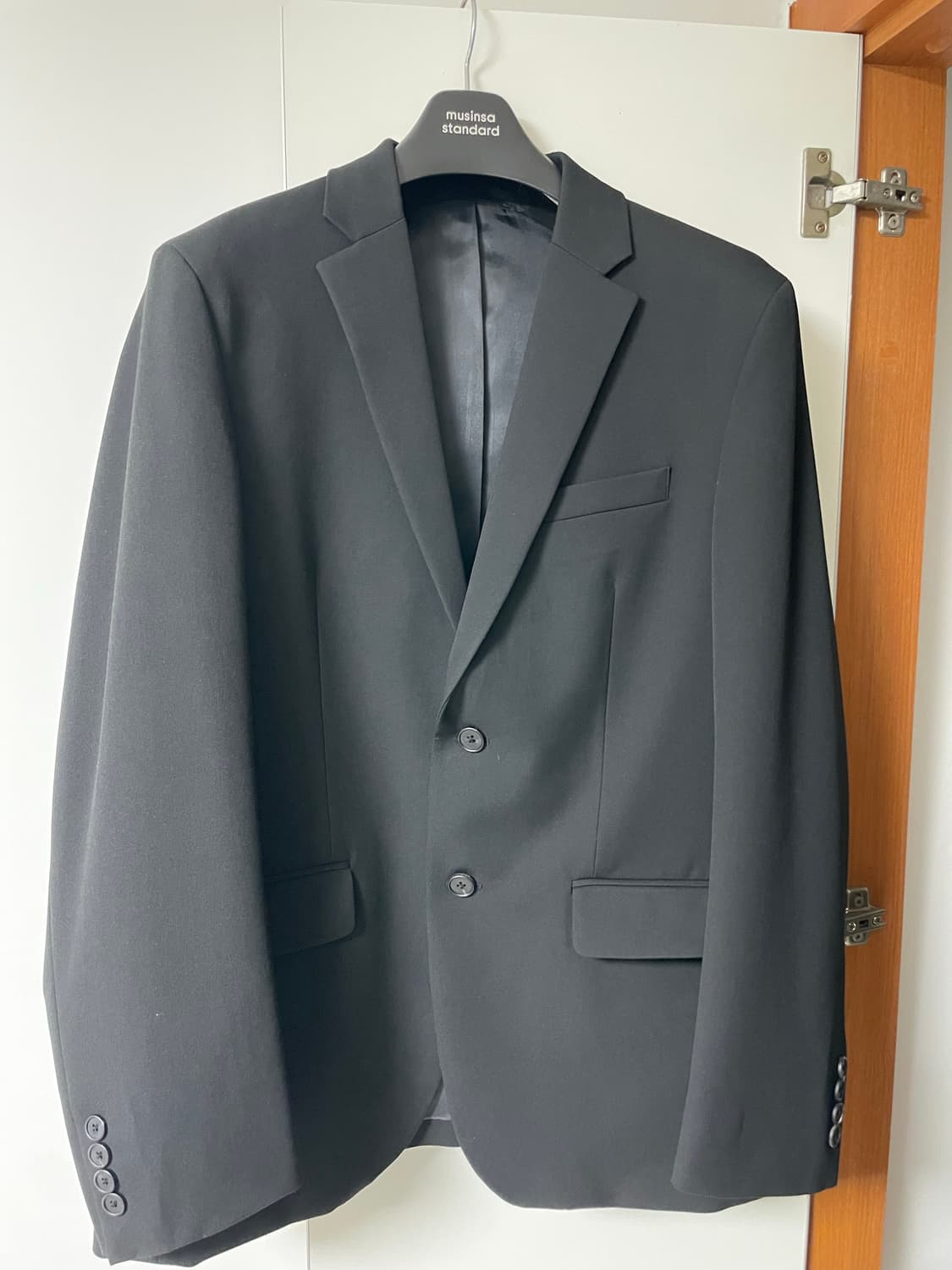 [XL]무신사스탠다드 베이식 블레이저 블랙  상품이미지4