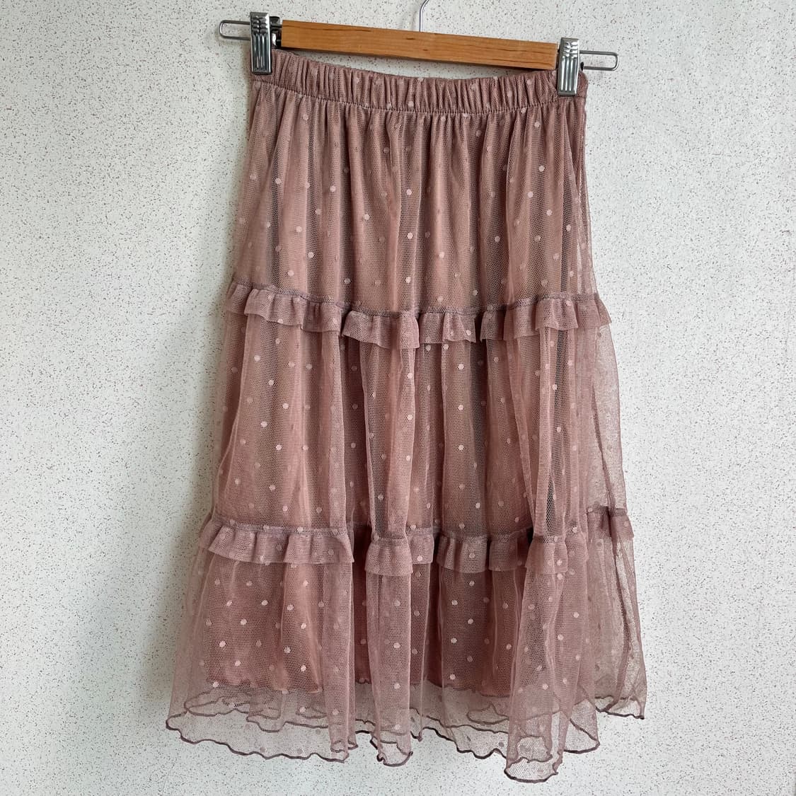 vtg 도트 쉬폰 레이스 원피스 상품이미지2