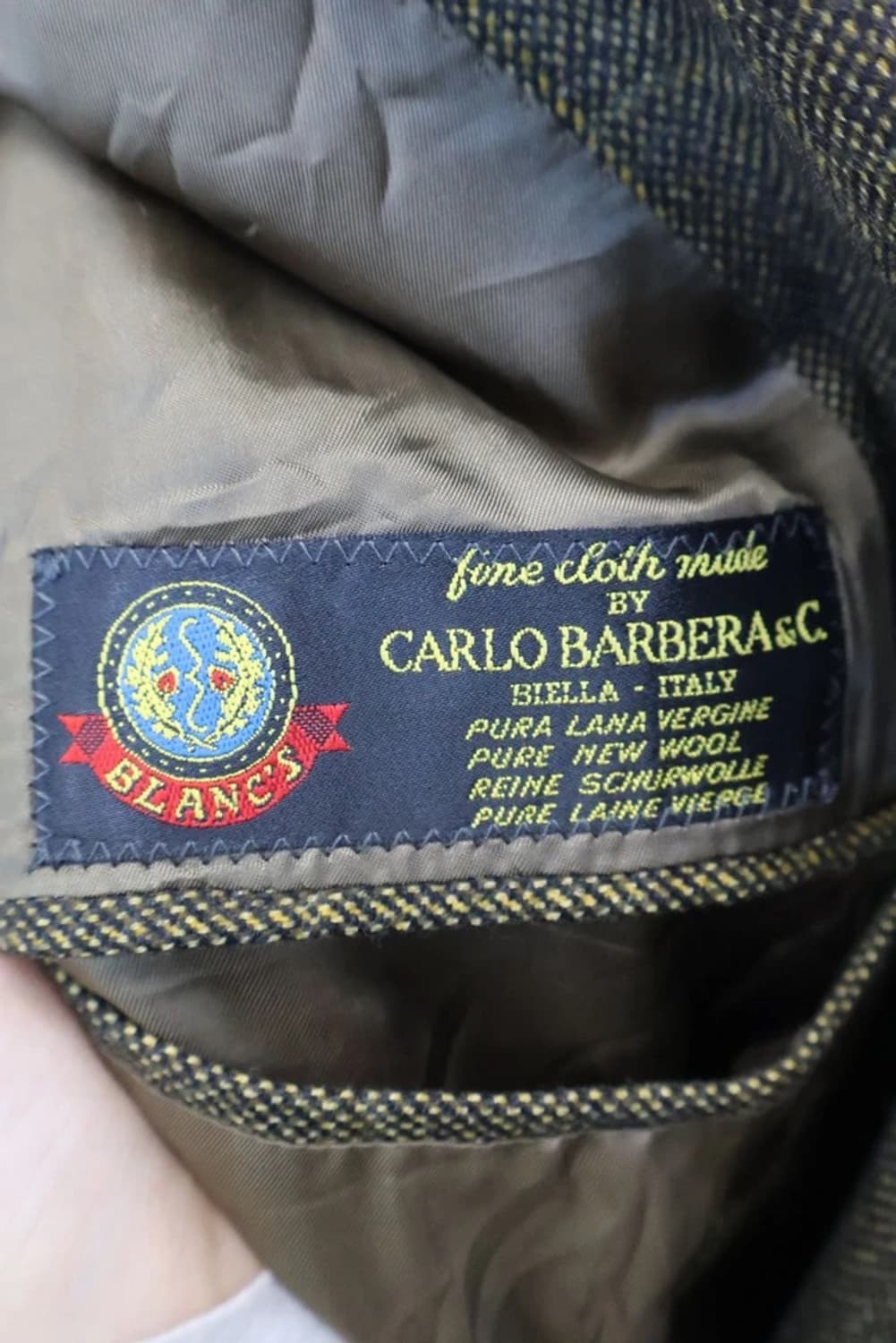 THE GINZA Carlo Barbera Wool Blazer 상품이미지6