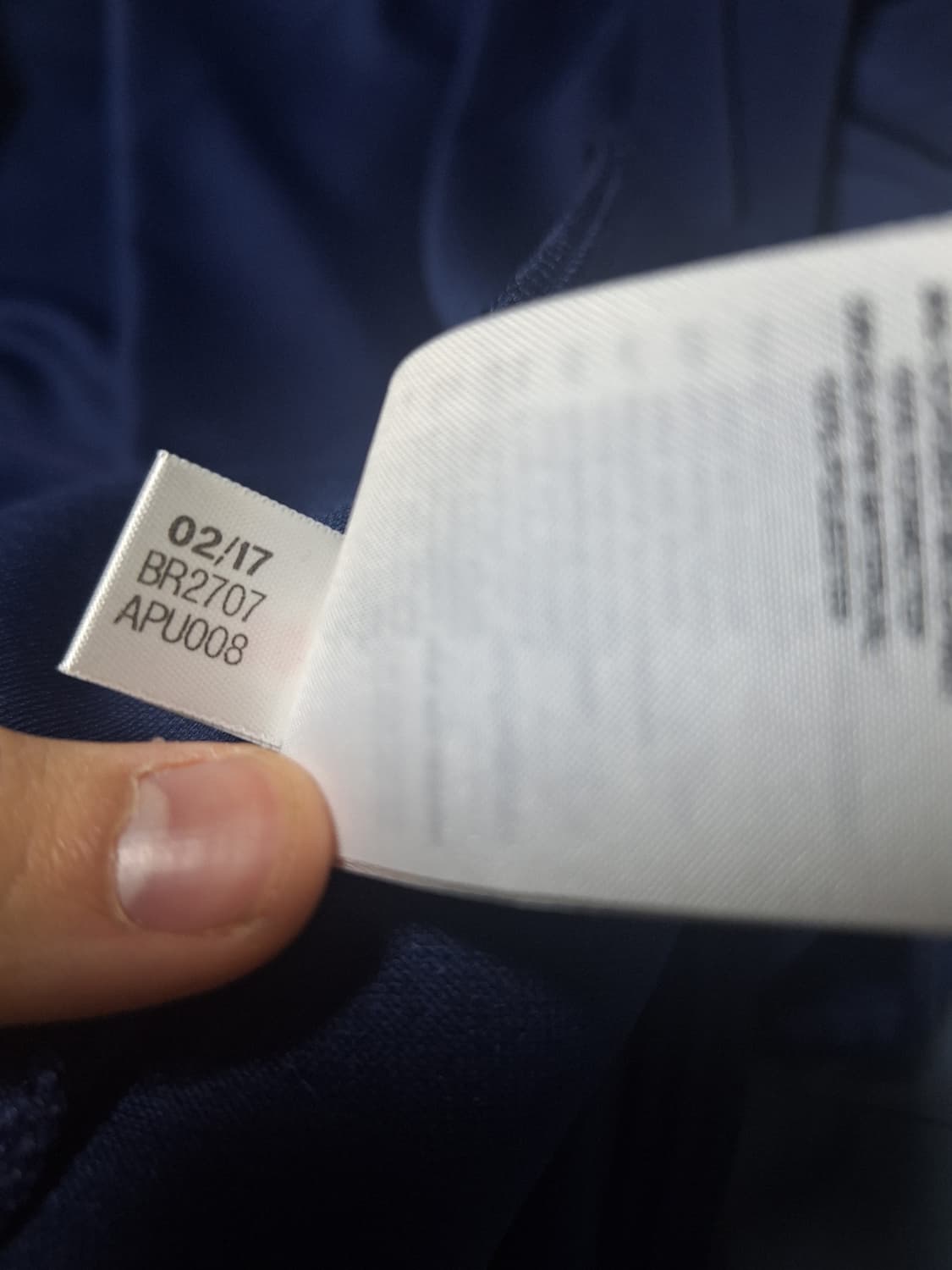 아디다스 트랙탑 져지 네이비색 상품이미지6