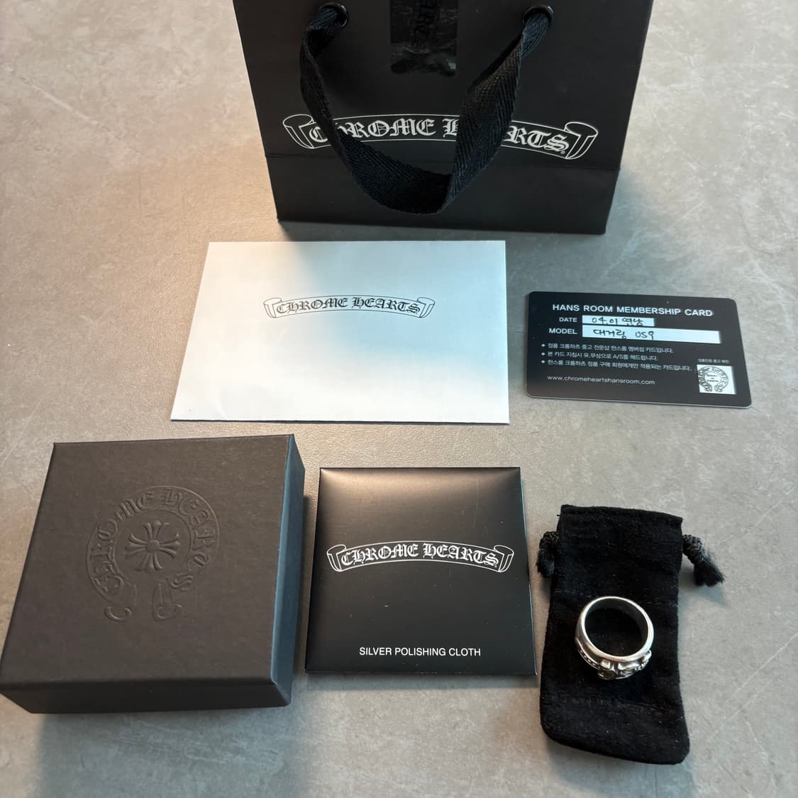 크롬하츠 대거링 us9 반지 상품이미지8