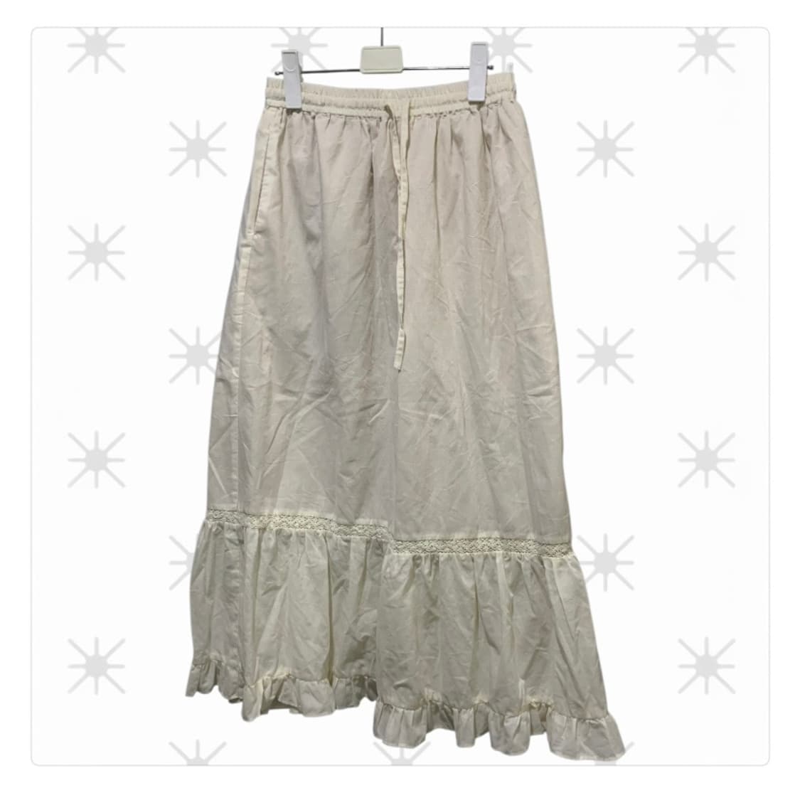 모리걸하구미 아일렛 롱스커트 상품이미지3