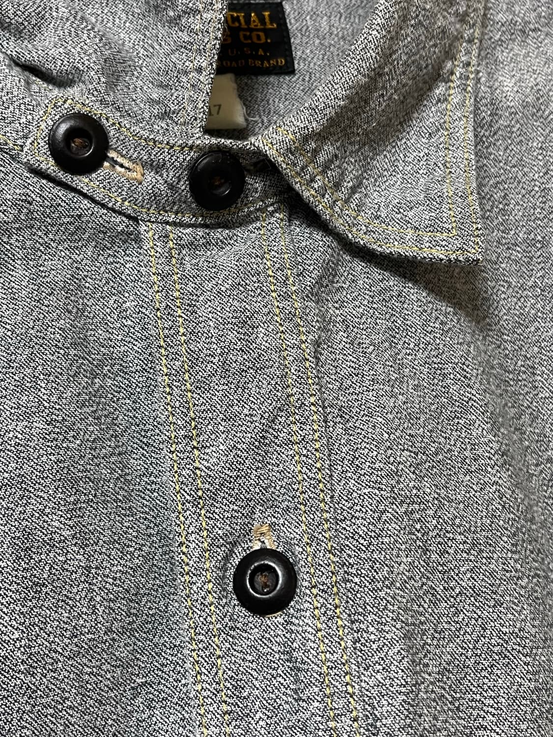 FREEWHEELERS NEAL SHIRT (Black Pepper) 상품이미지8