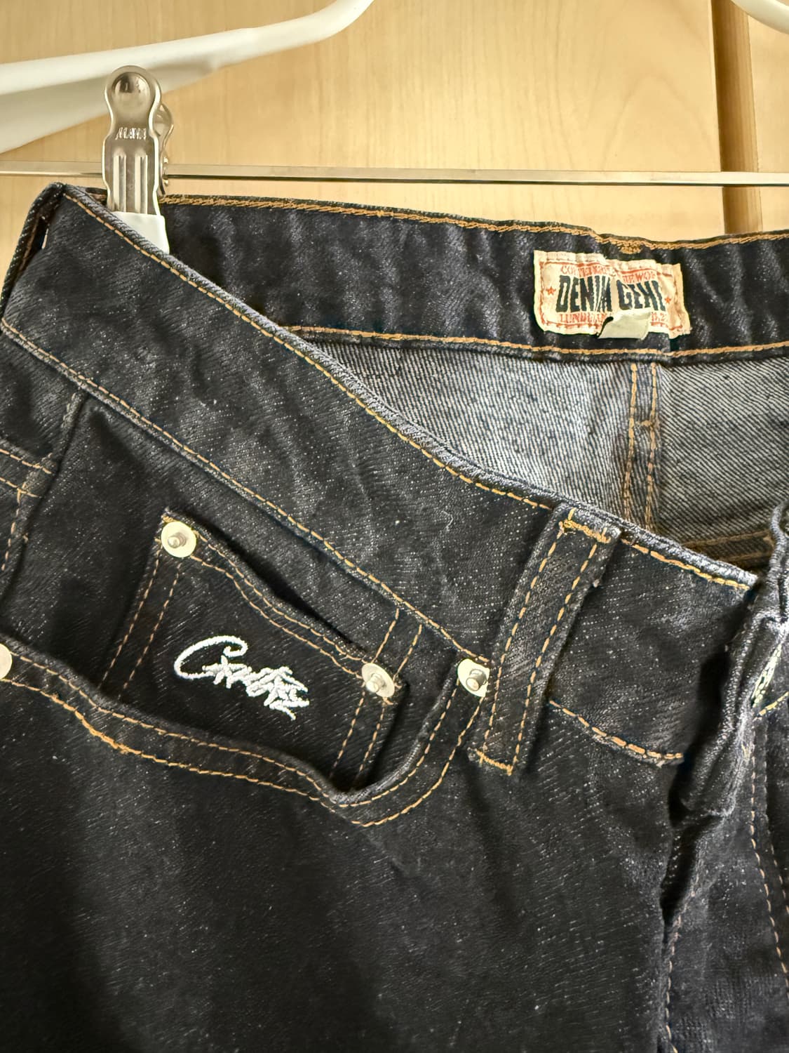 코르테이즈 듀얼 스트라이프 배기 진 팬츠 상품이미지4